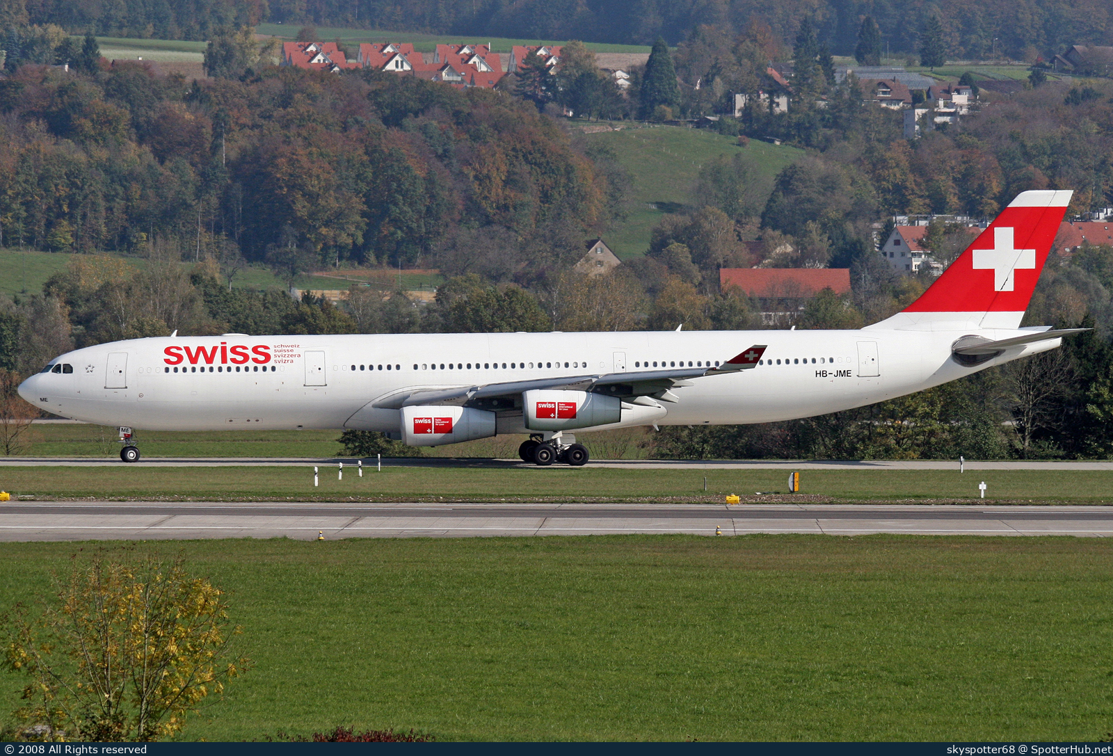 Photo of HB-JME - Airbus A340-313 operated by Swiss International Air Lines