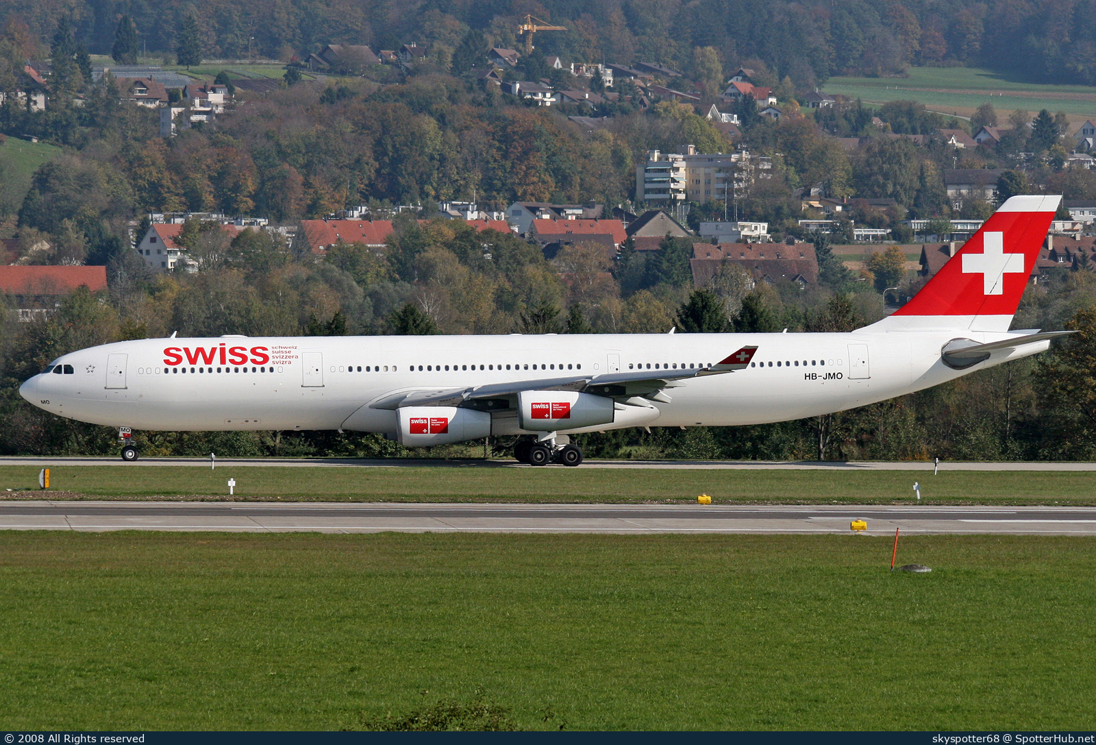 Photo of HB-JMO - Airbus A340-313 operated by Swiss International Air Lines