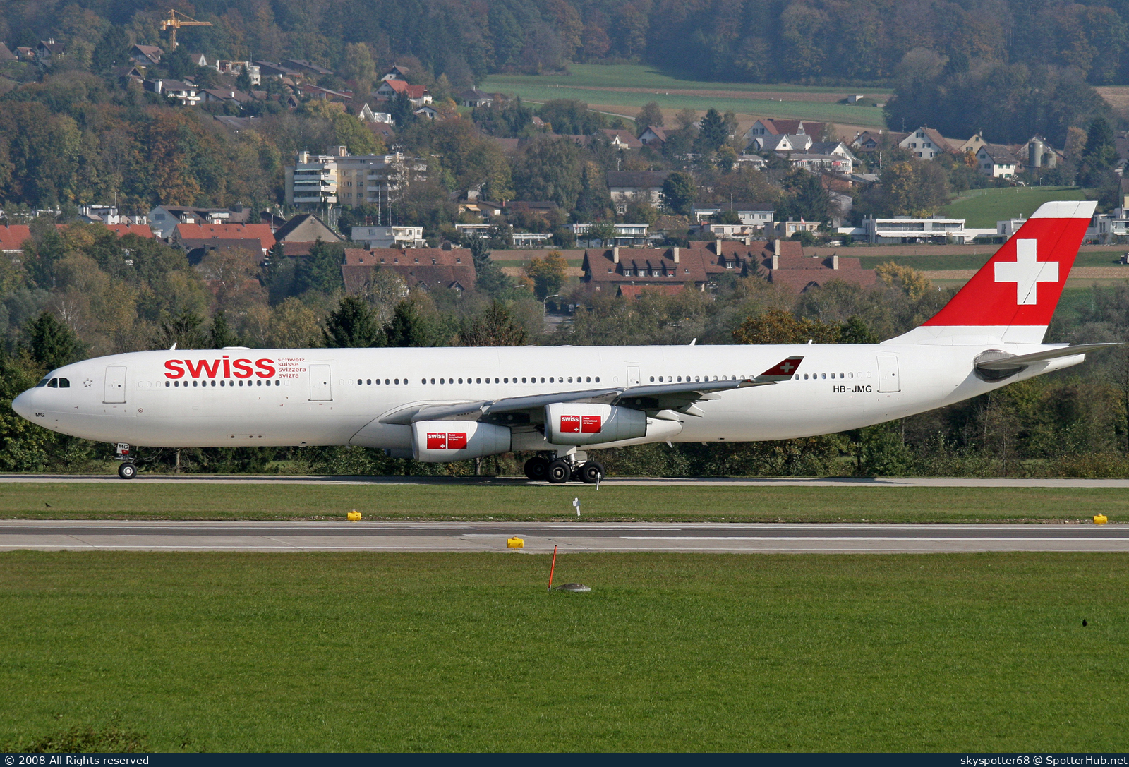 Photo of HB-JMG - Airbus A340-313 operated by Swiss International Air Lines