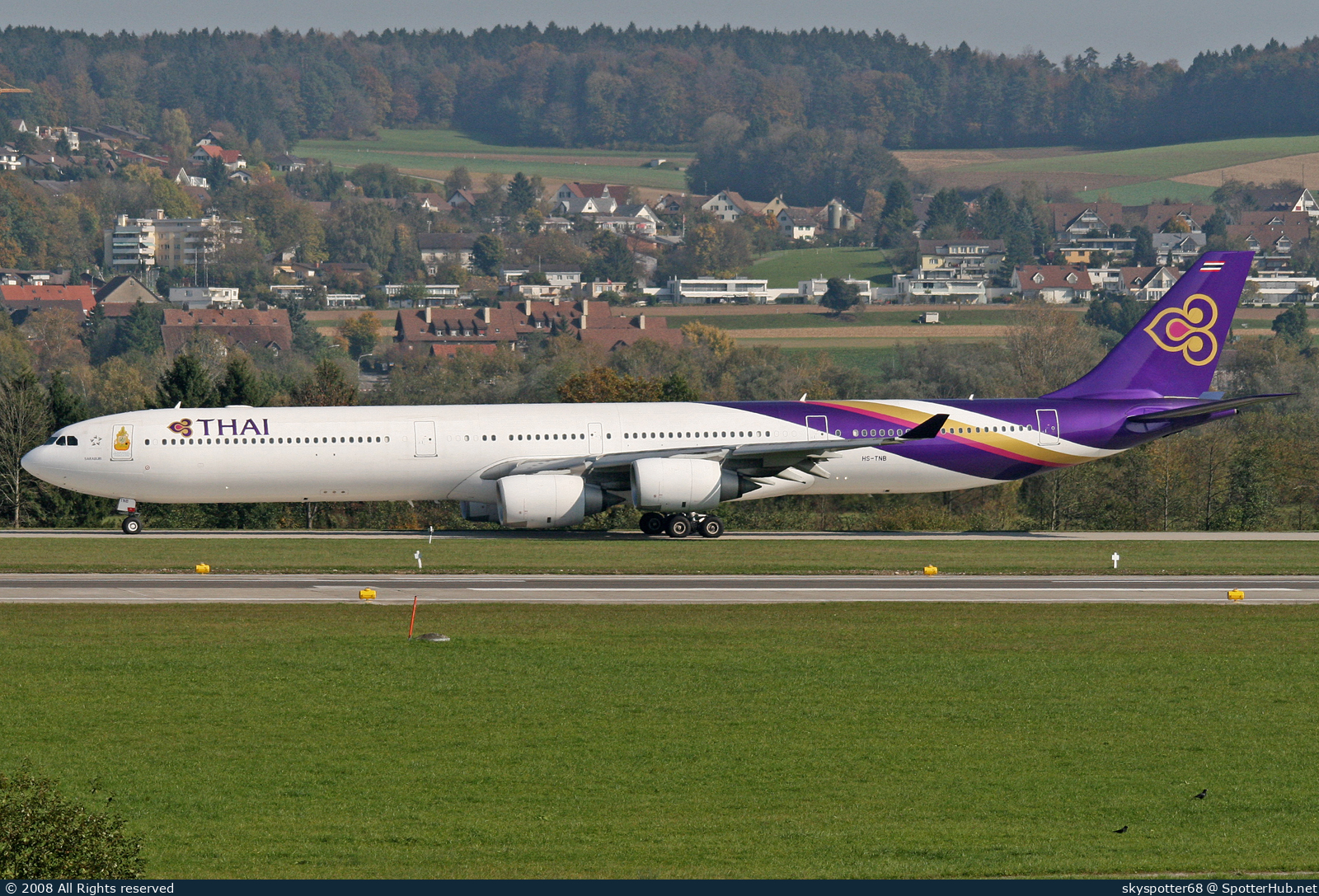 Photo of HS-TNB - Airbus A340-642 operated by Thai Airways International