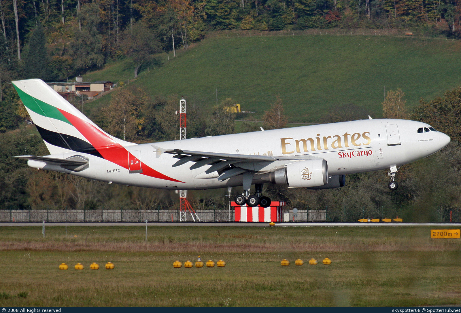 Photo of A6-EFC - Airbus A310-308(F) operated by Emirates SkyCargo