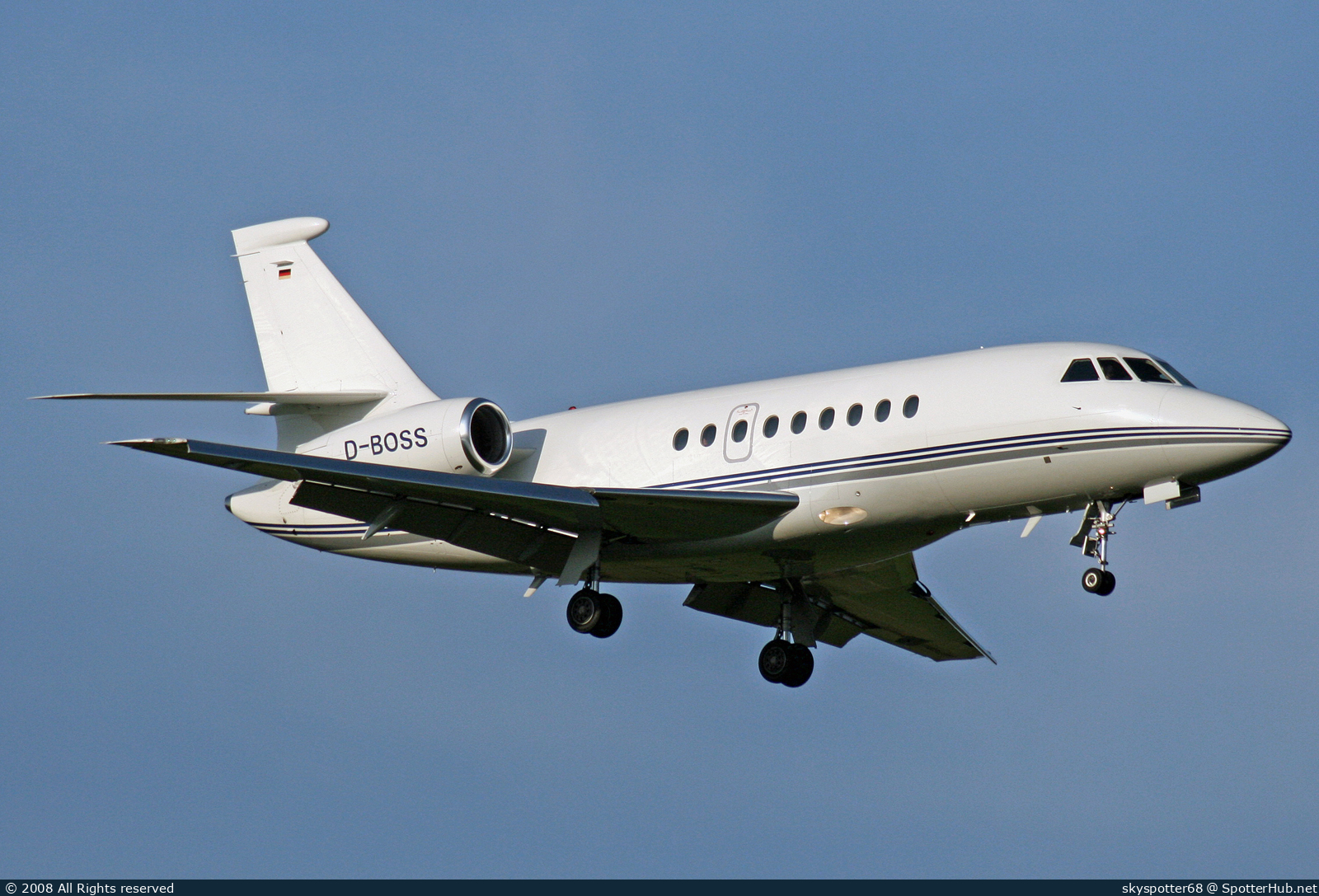 Photo of D-BOSS - Dassault Falcon 2000EX operated by BASF