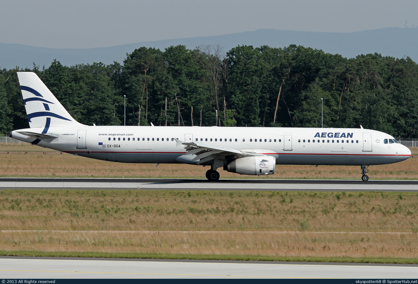 Photo of SX-DGA - Airbus A321-231 operated by Aegean Airlines