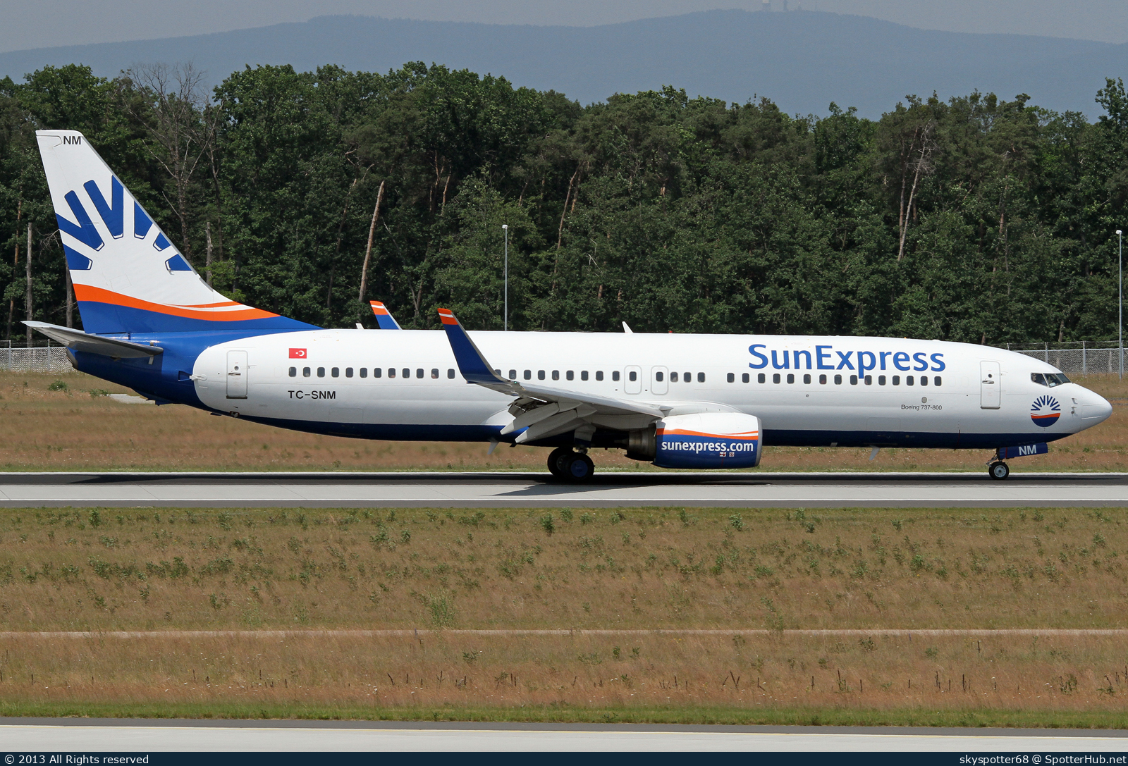 Photo of TC-SNM - Boeing 737-8BK operated by SunExpress