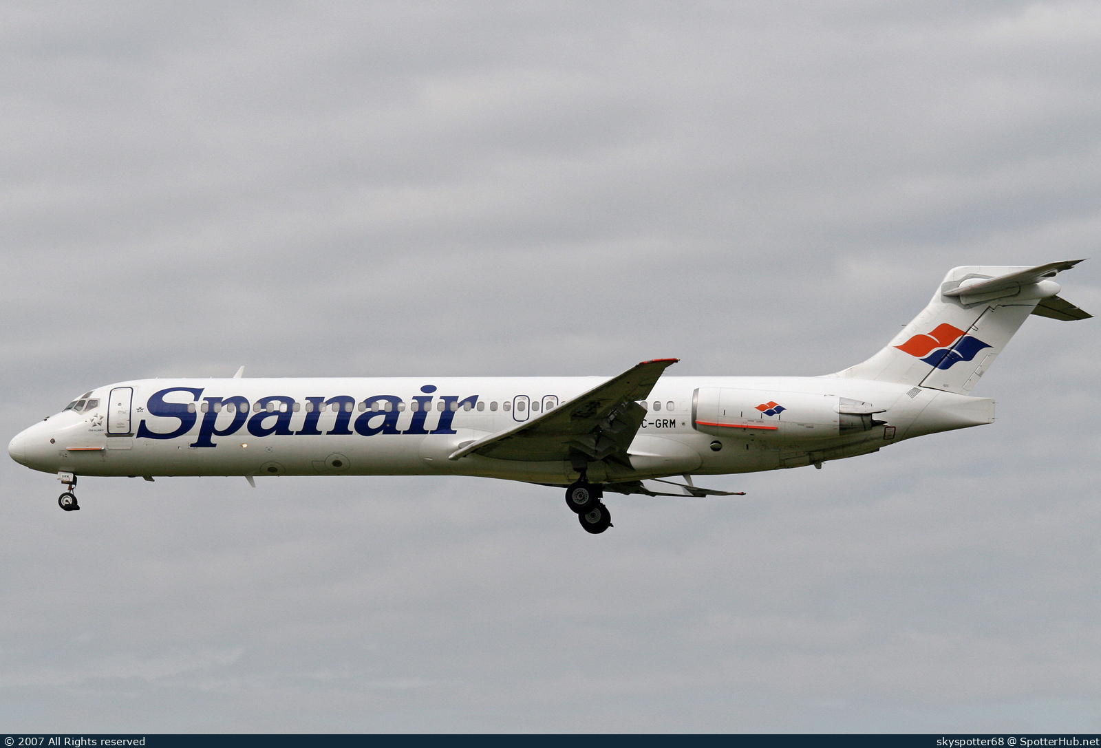 Photo of EC-GRM - McDonnell Douglas MD-87 operated by Spanair