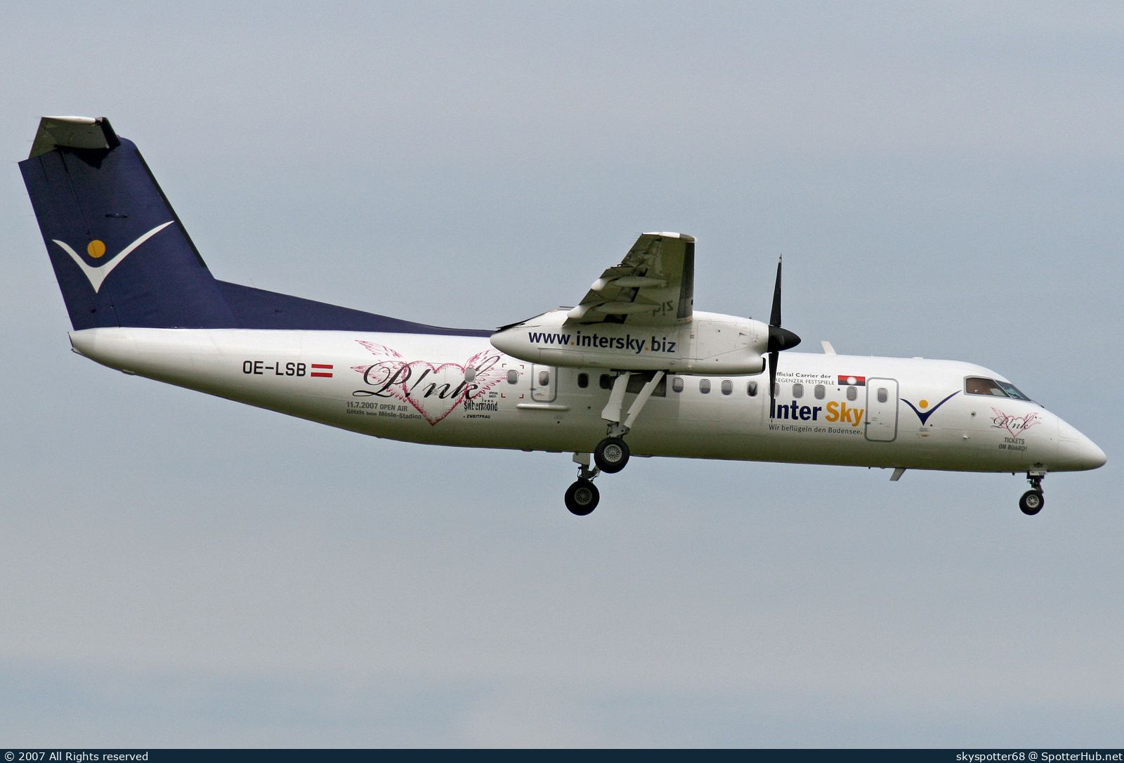 Photo of OE-LSB - Bombardier DHC-8-314 Dash 8 Q300 operated by InterSky