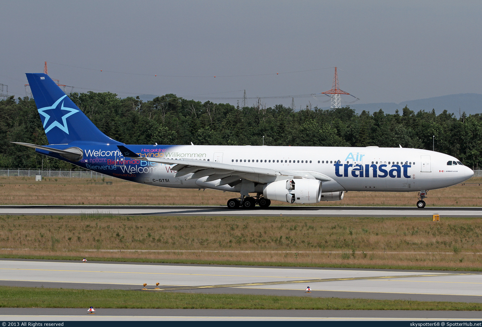Photo of C-GTSI - Airbus A330-243 operated by Air Transat
