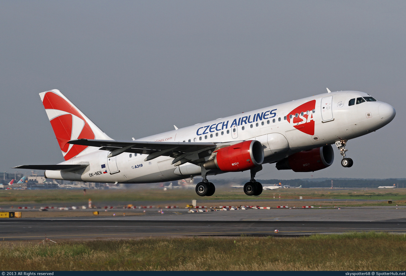 Photo of OK-NEN - Airbus A319-112 operated by CSA Czech Airlines