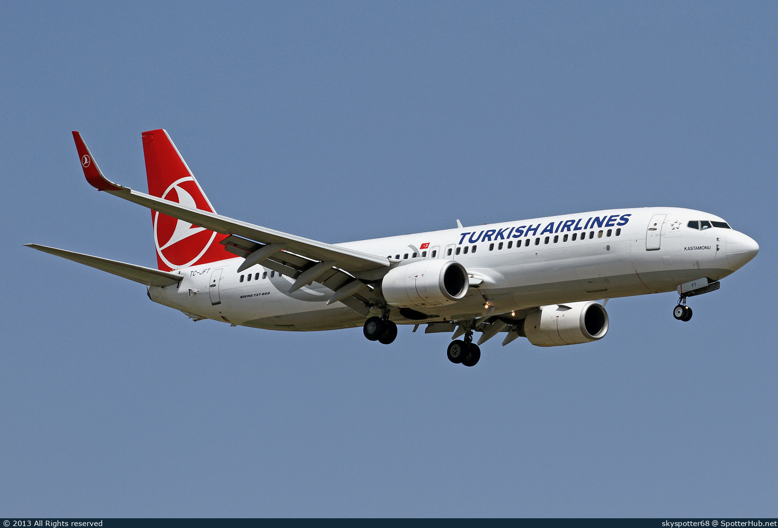 Photo of TC-JFT - Boeing 737-8F2 operated by Turkish Airlines