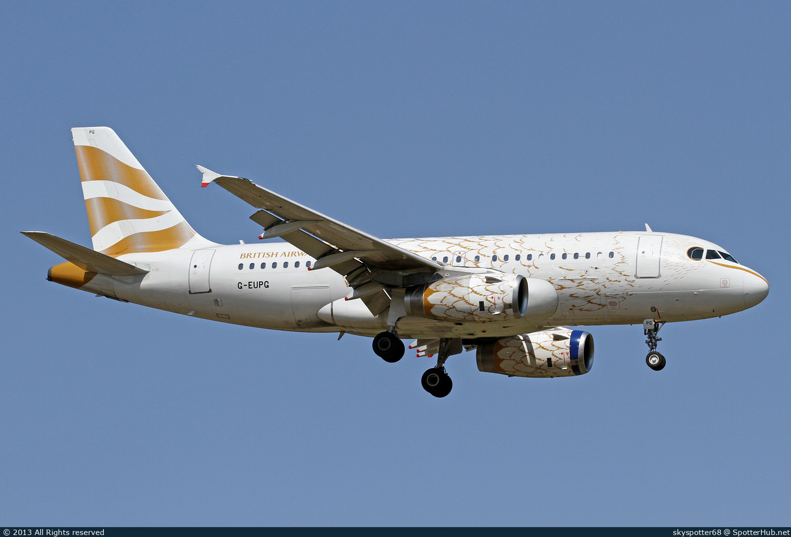 Photo of G-EUPG - Airbus A319-131 operated by British Airways