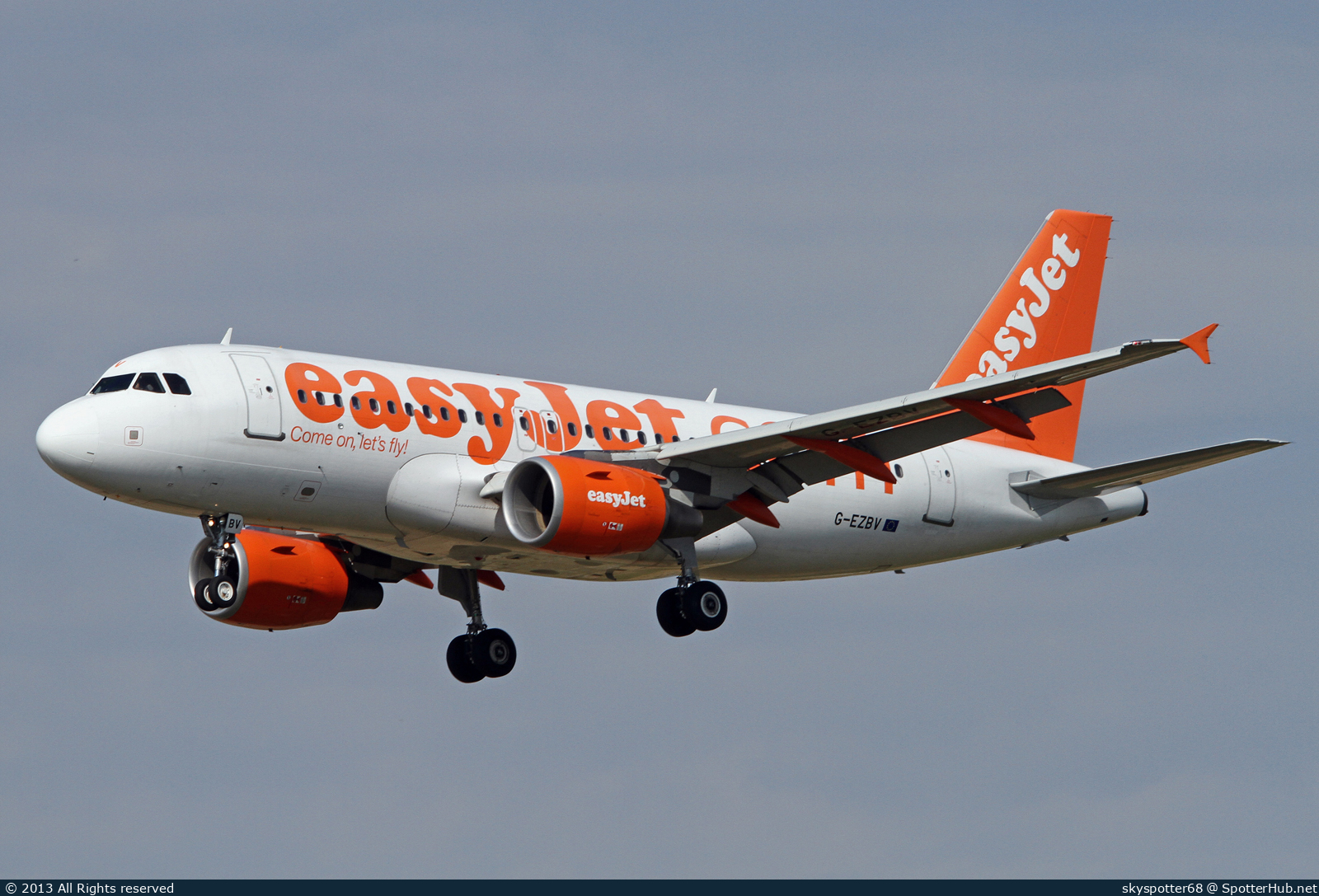 Photo of G-EZBV - Airbus A319-111 operated by easyJet