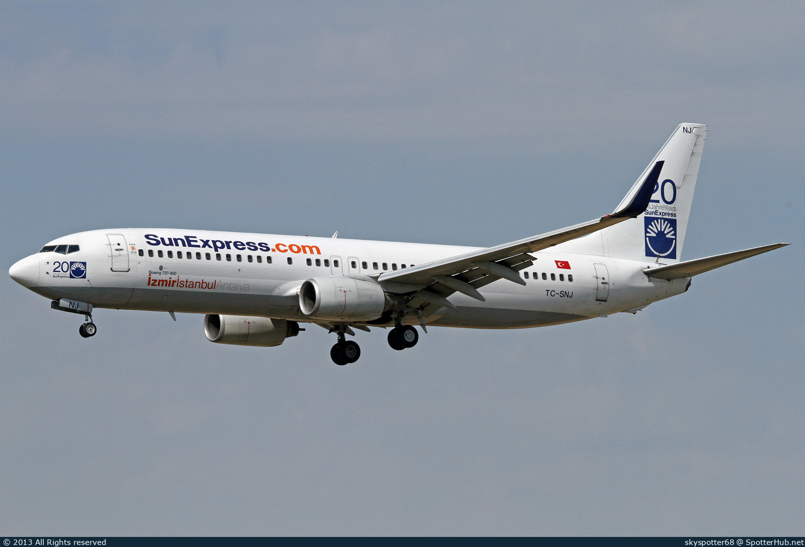 Photo of TC-SNJ - Boeing 737-86J operated by SunExpress