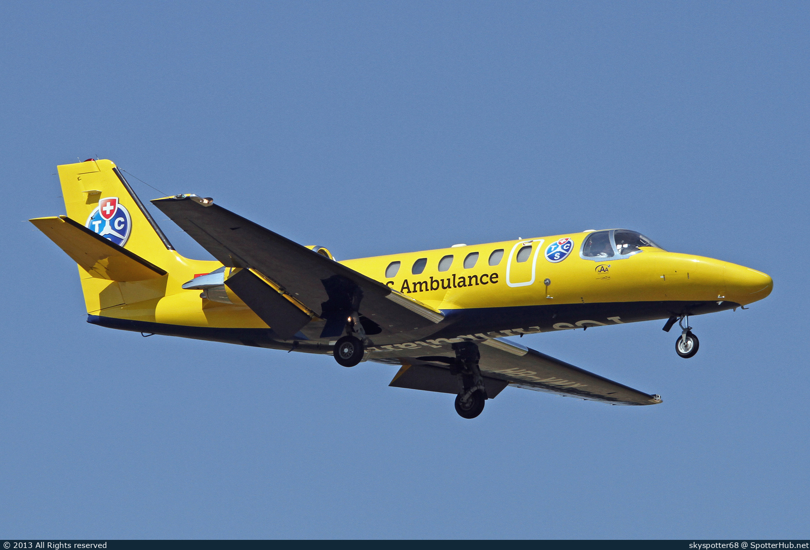 Photo of HB-VMX - Cessna 550B Citation Bravo operated by TCS Ambulance