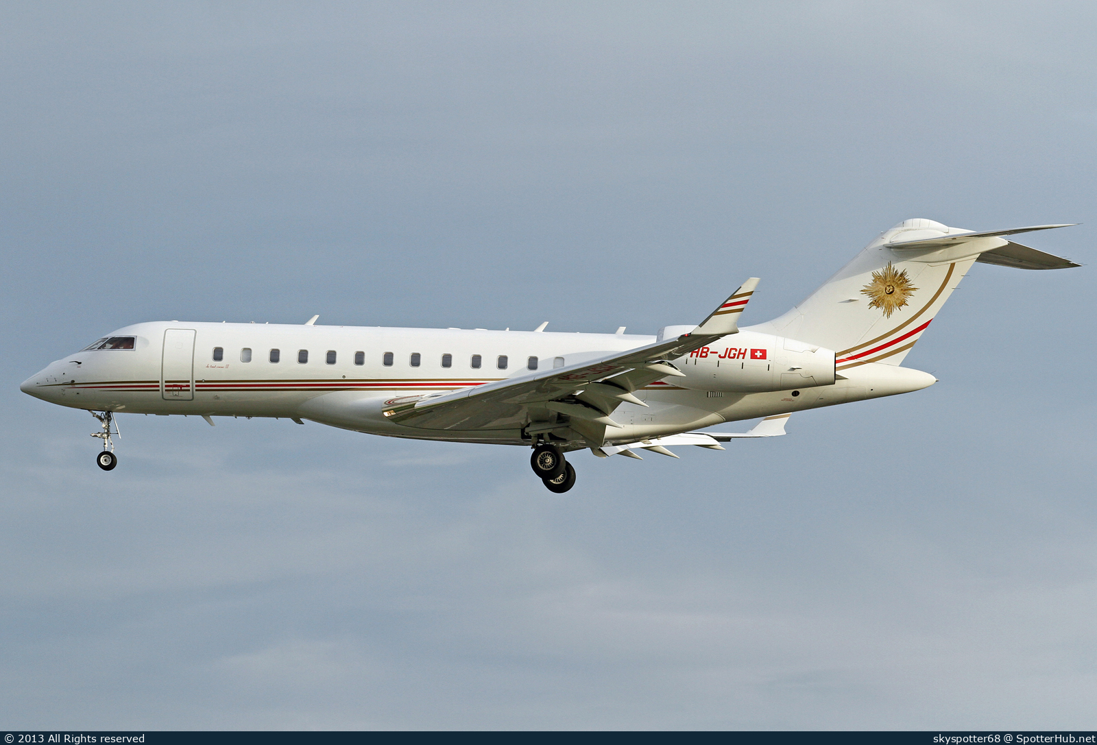 Photo of HB-JGH - Bombardier Global Express XRS operated by Comlux Aviation