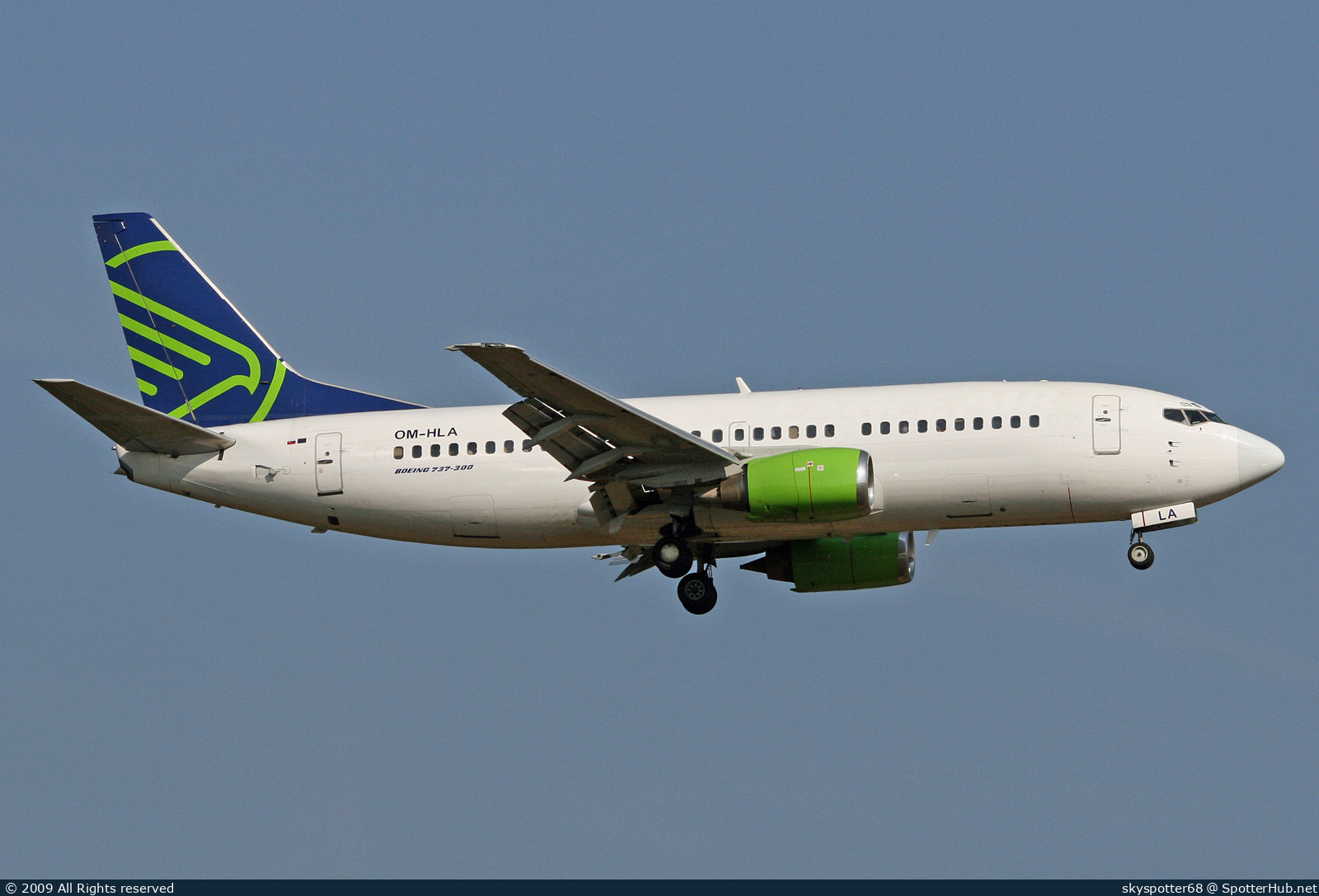 Photo of OM-HLA - Boeing 737-329 operated by Seagle Air