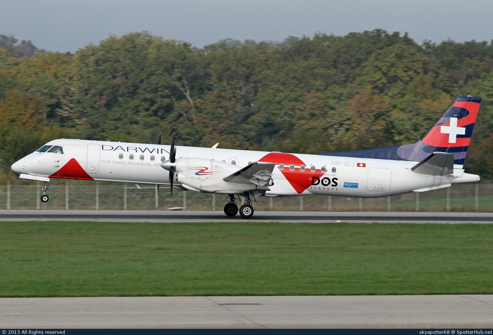 Photo of HB-IZJ - Saab 2000 operated by Darwin Airline