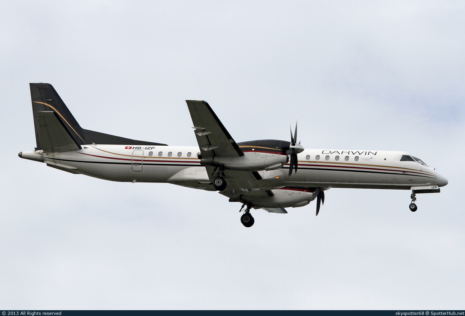 Photo of HB-IZP - Saab 2000 operated by Darwin Airline