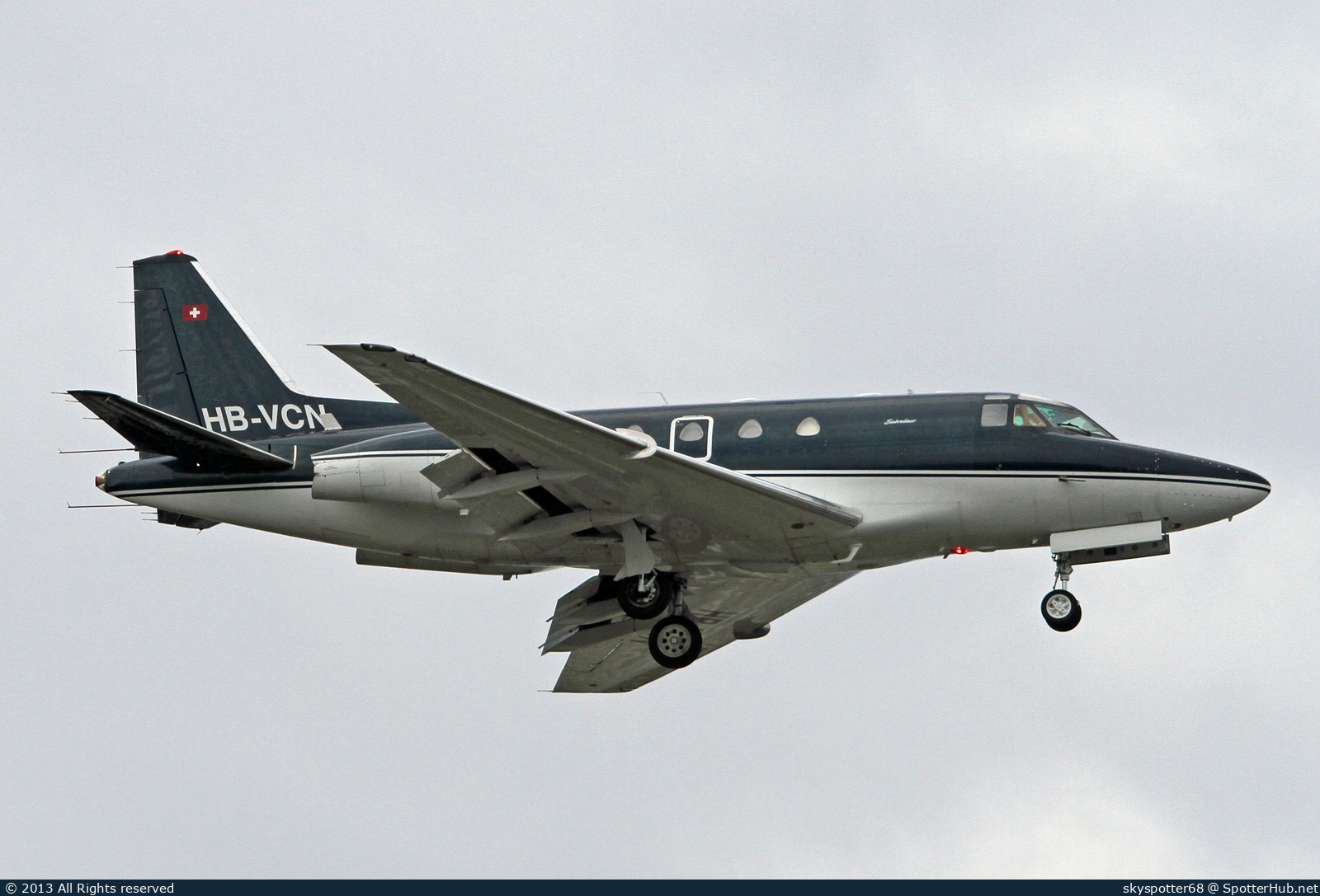 Photo of HB-VCN - North American NA-265-65 Sabreliner operated by Sonnig SA
