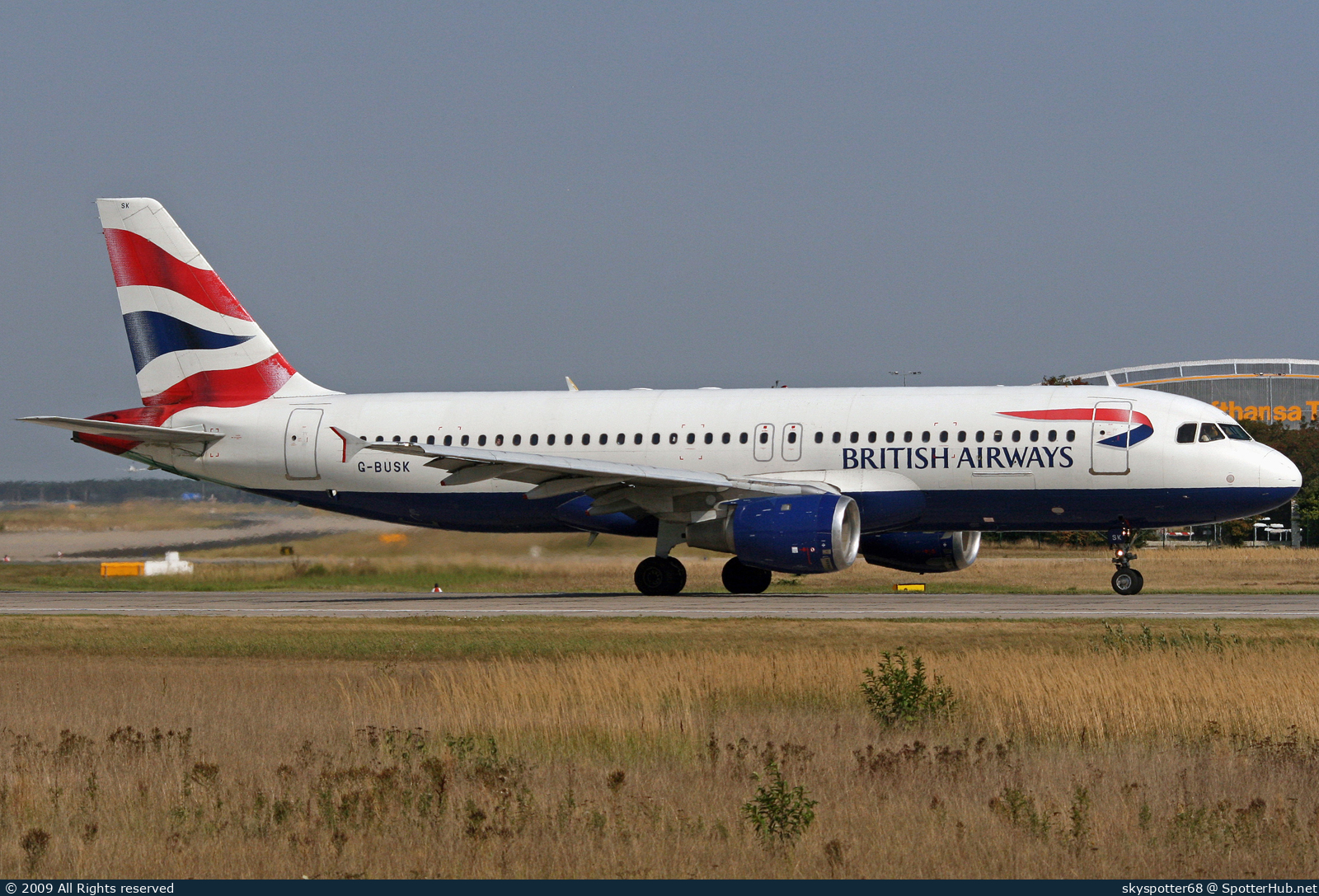 Photo of G-BUSK - Airbus A320-211 operated by British Airways