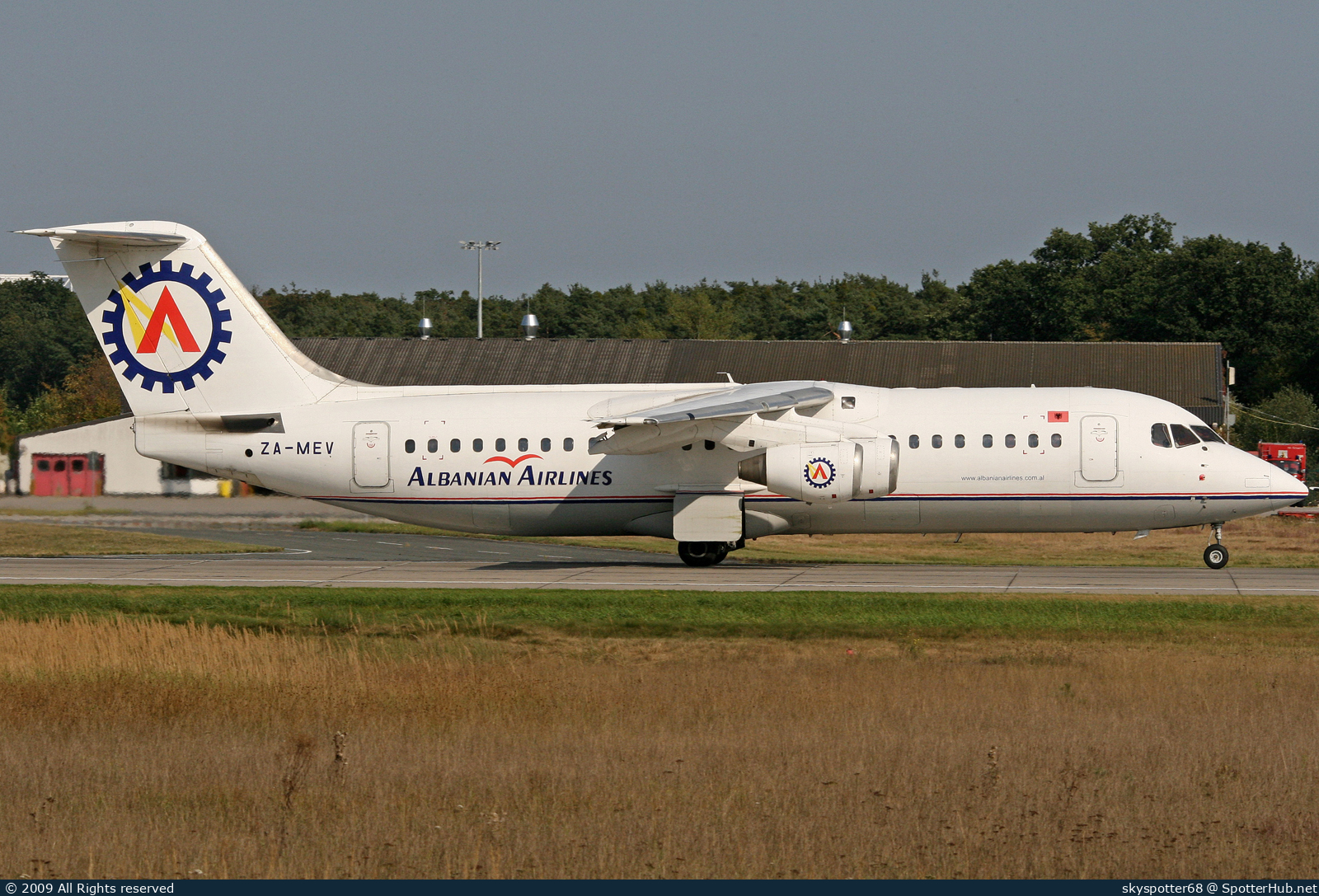 Photo of ZA-MEV - British Aerospace 146-300 operated by Albanian Airlines