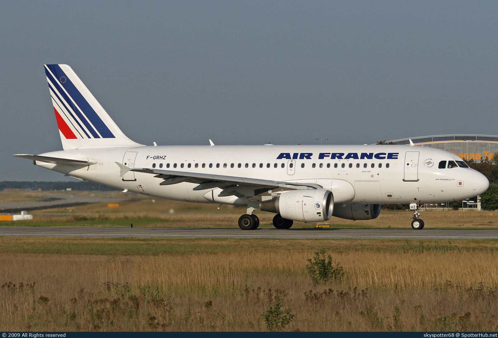 Photo of F-GRHZ - Airbus A319-111 operated by Air France