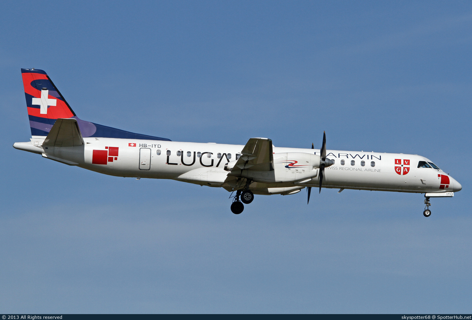 Photo of HB-IYD - Saab 2000 operated by Darwin Airline