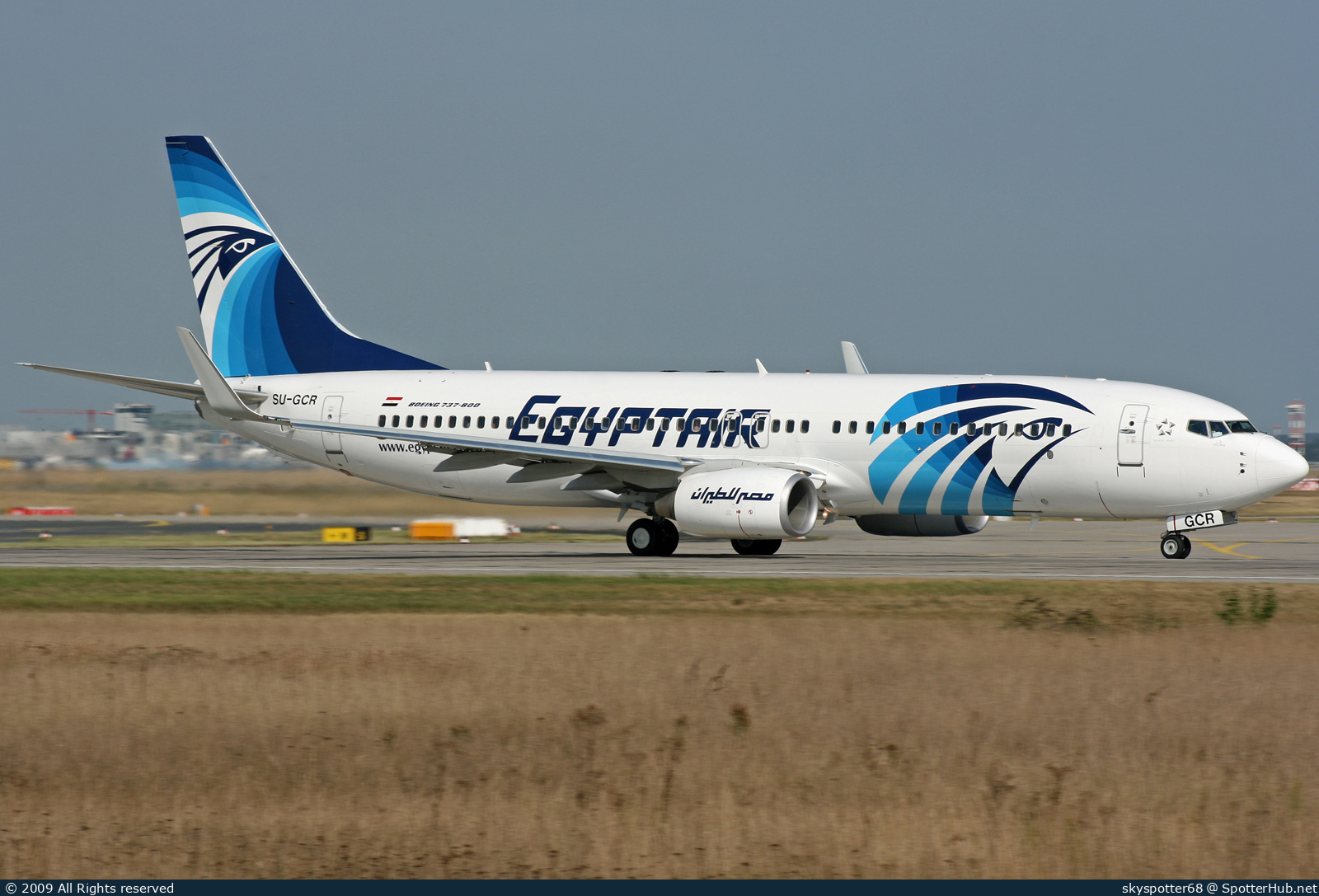Photo of SU-GCR - Boeing 737-866 operated by Egyptair