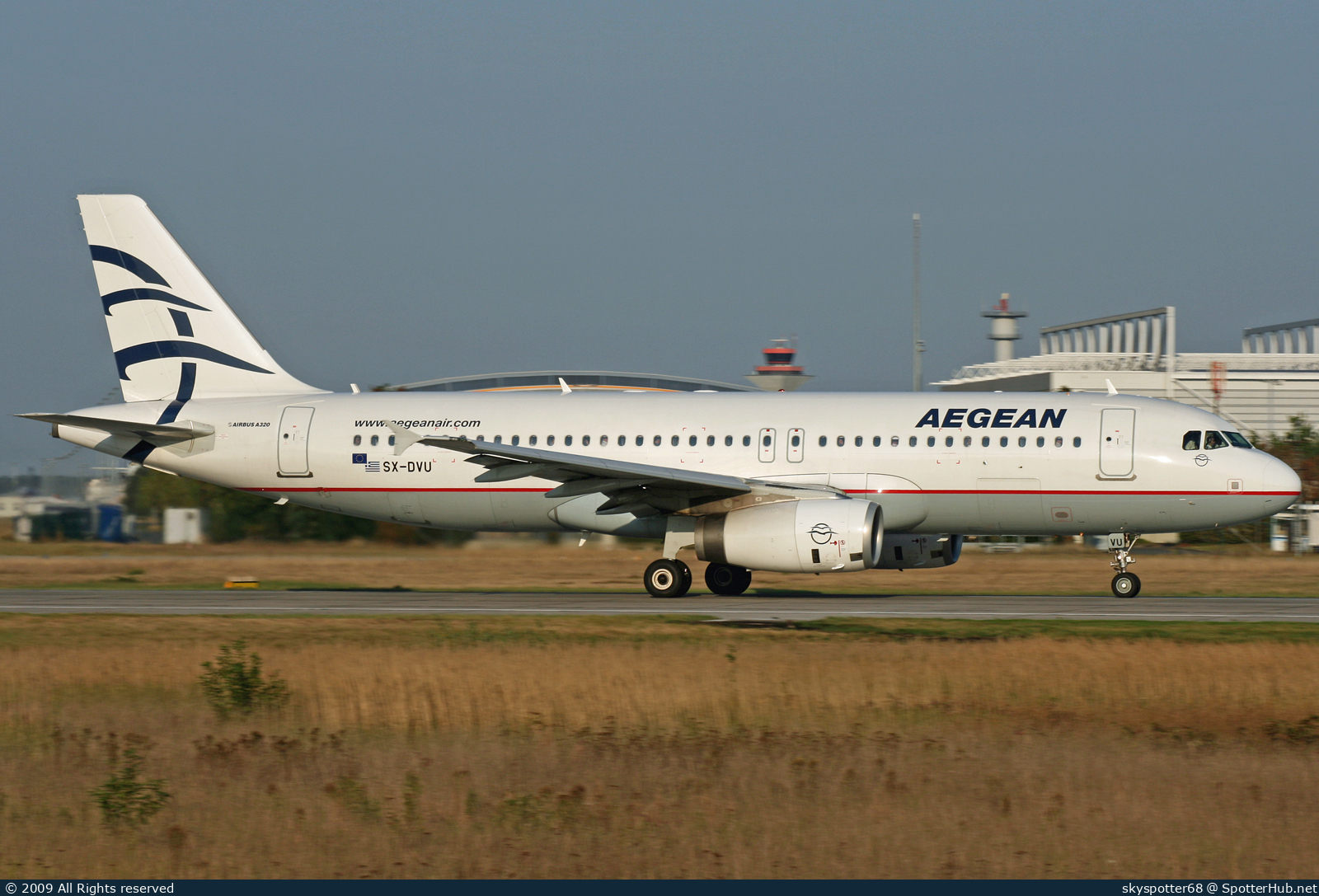 Photo of SX-DVU - Airbus A320-232 operated by Aegean Airlines