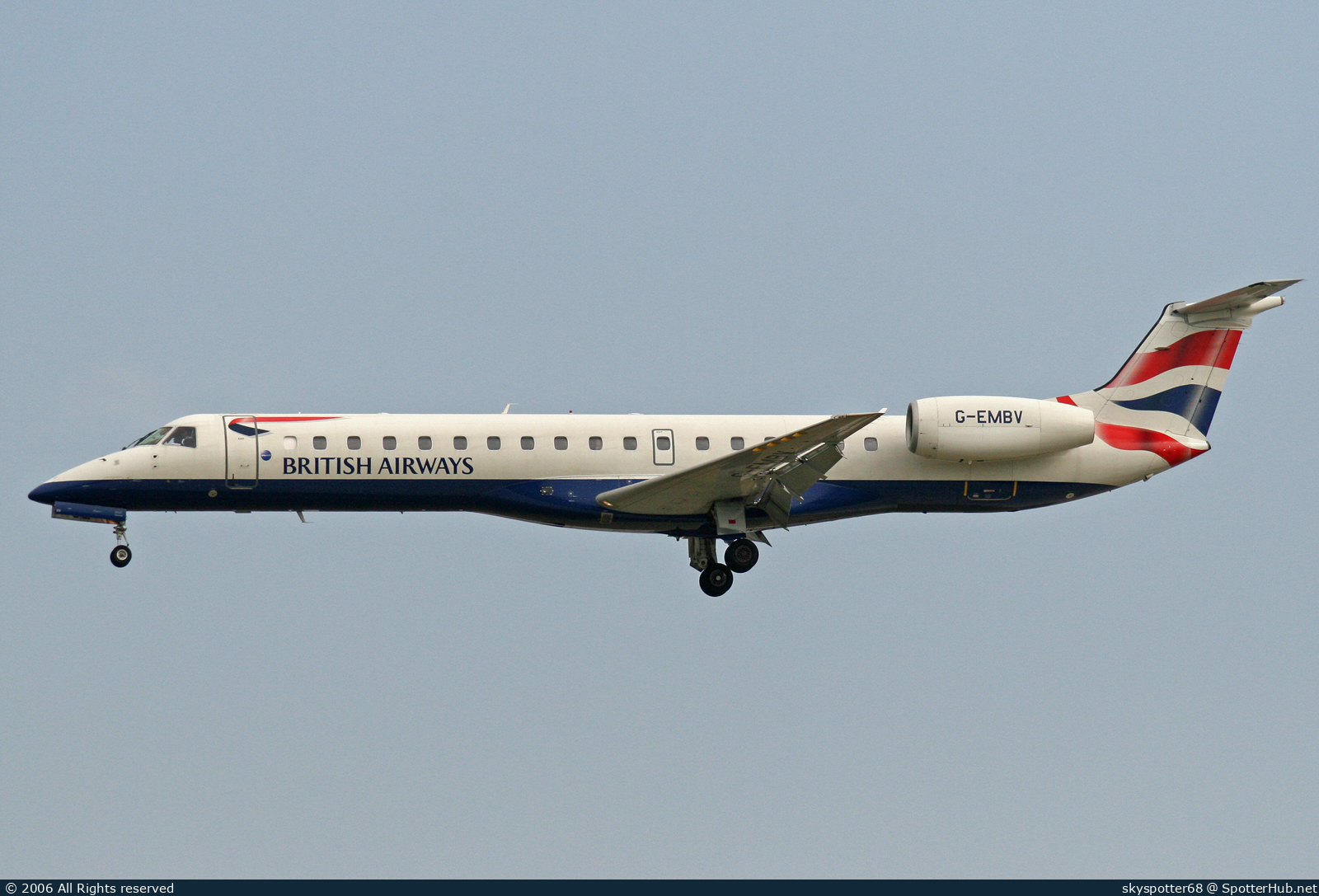 Photo of G-EMBV - Embraer ERJ-145EU operated by BA Connect
