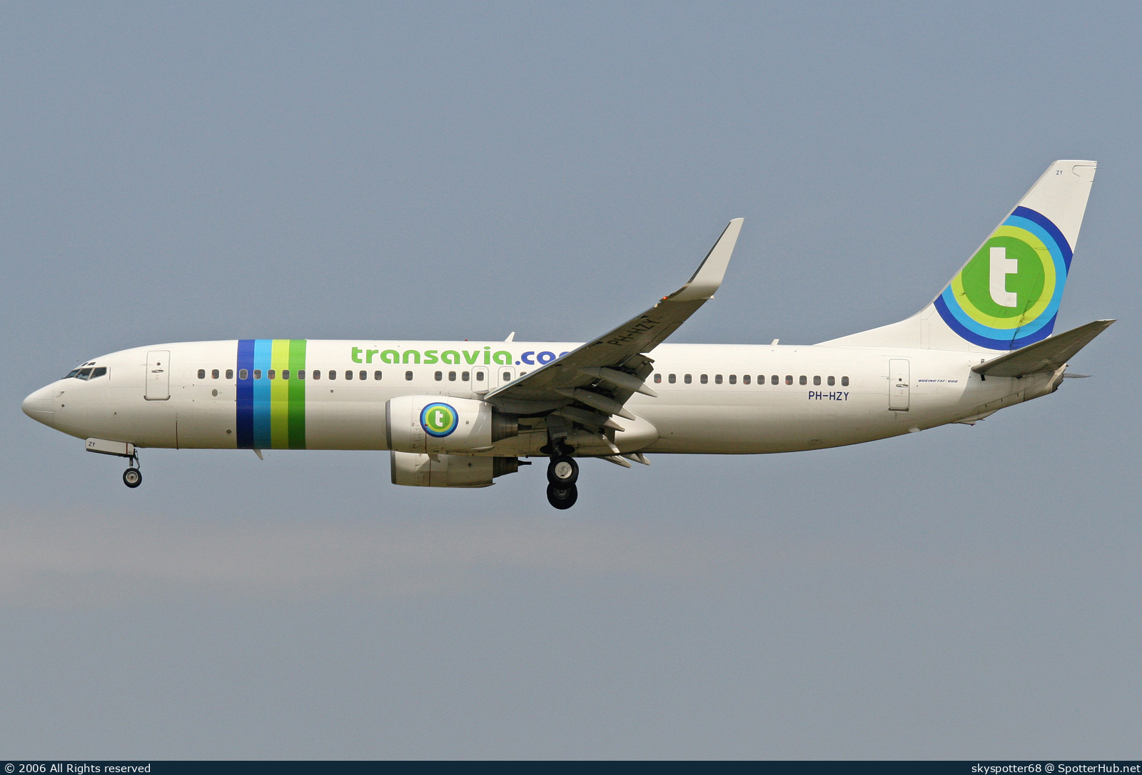 Photo of PH-HZY - Boeing 737-8K2 operated by Transavia