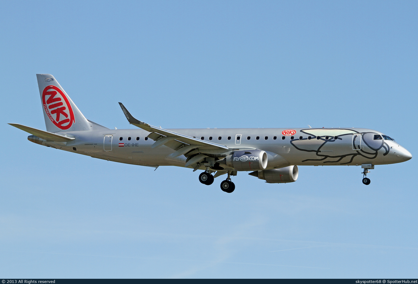 Photo of OE-IHE - Embraer ERJ-190LR operated by Niki