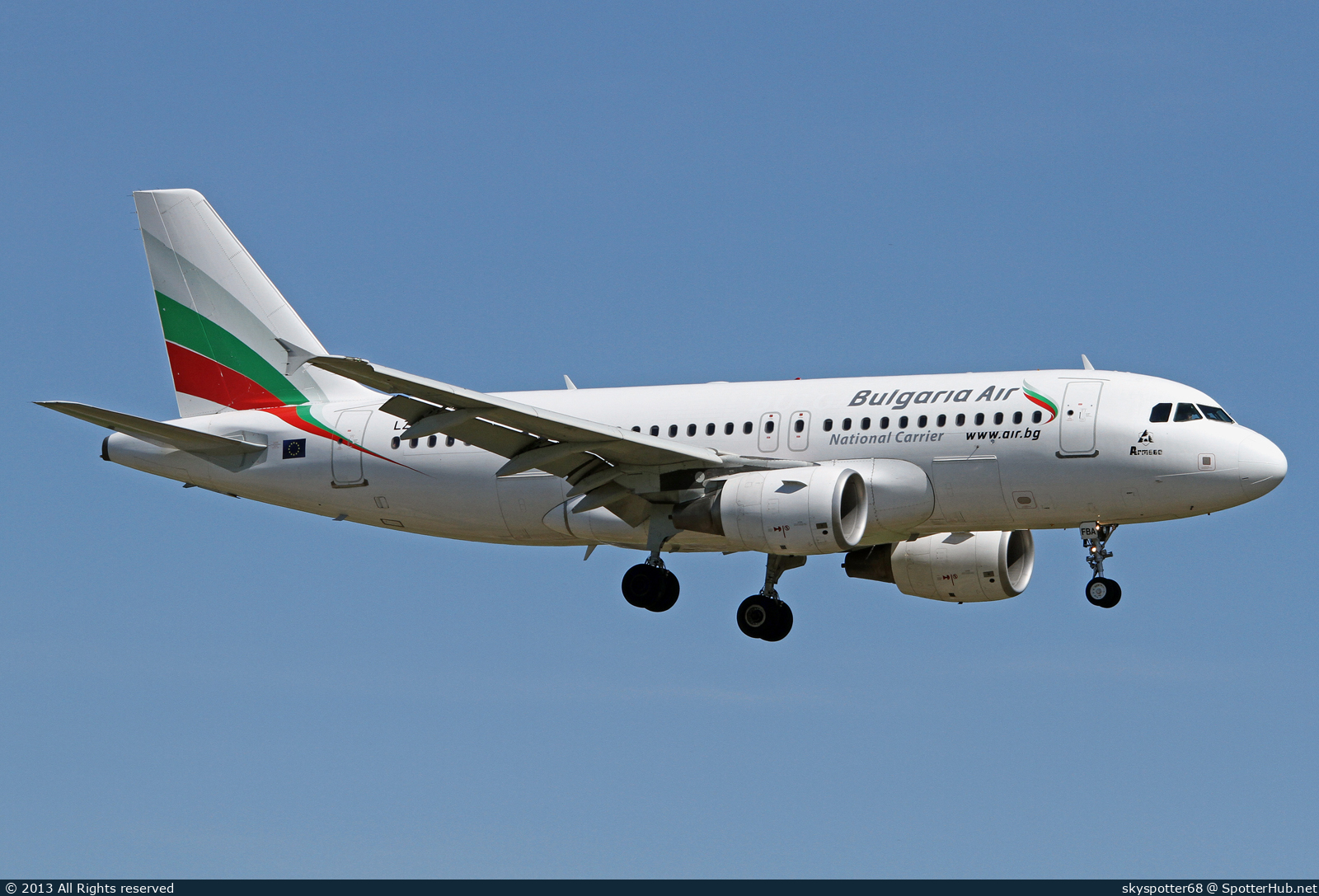 Photo of LZ-FBA - Airbus A319-112 operated by Bulgaria Air
