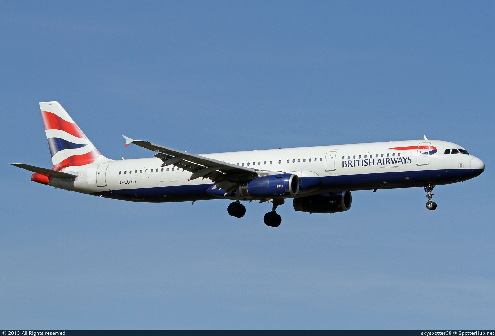 Photo of G-EUXJ - Airbus A321-231 operated by British Airways