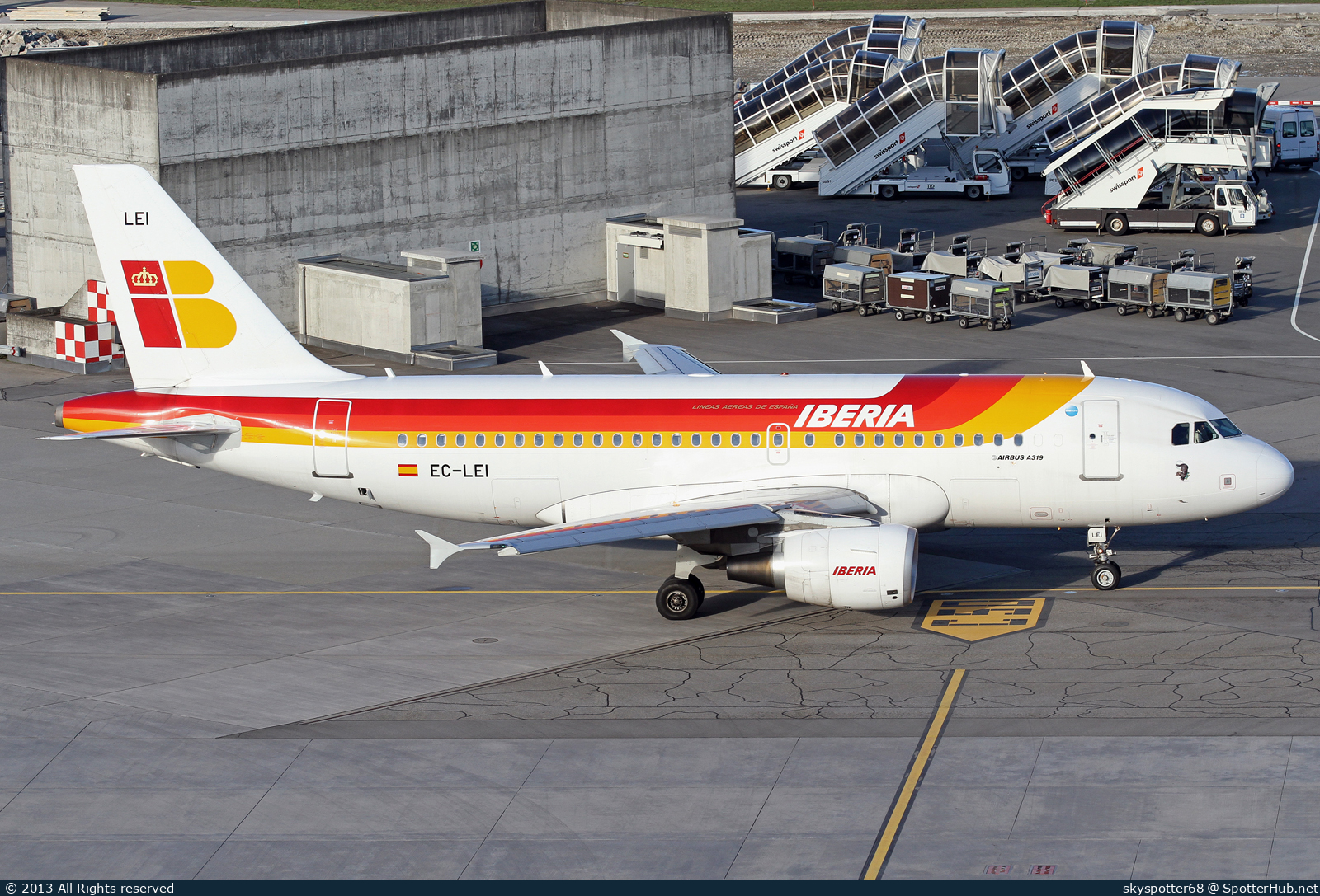 Photo of EC-LEI - Airbus A319-111 operated by Iberia