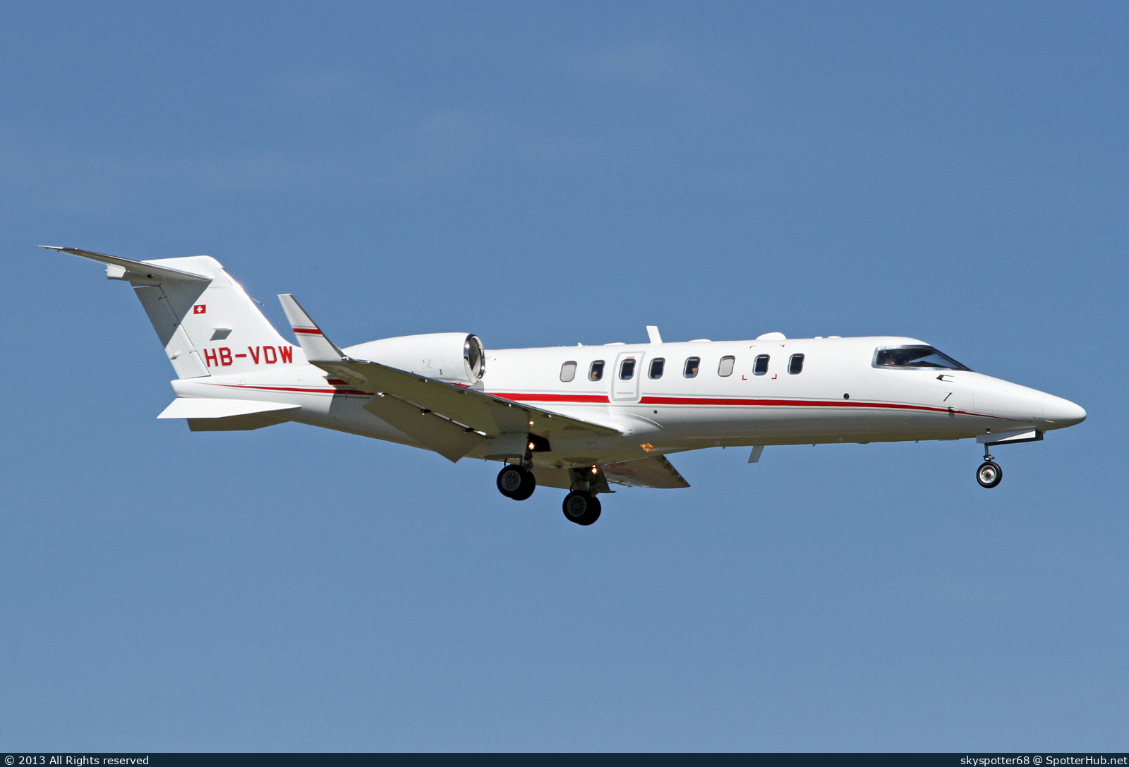 Photo of HB-VDW - Bombardier Learjet 45XR operated by TAG Aviation