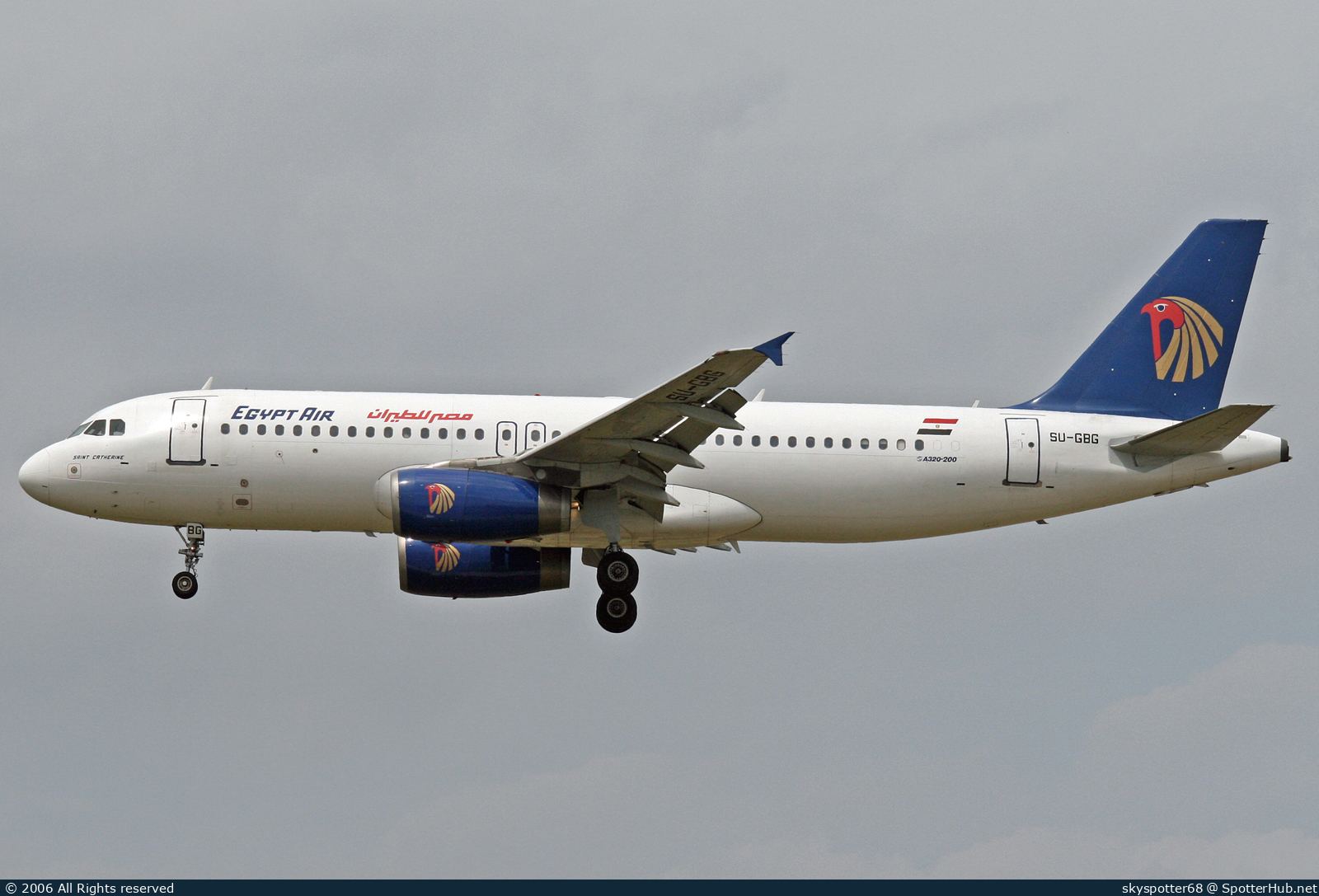 Photo of SU-GBG - Airbus A320-231 operated by Egyptair