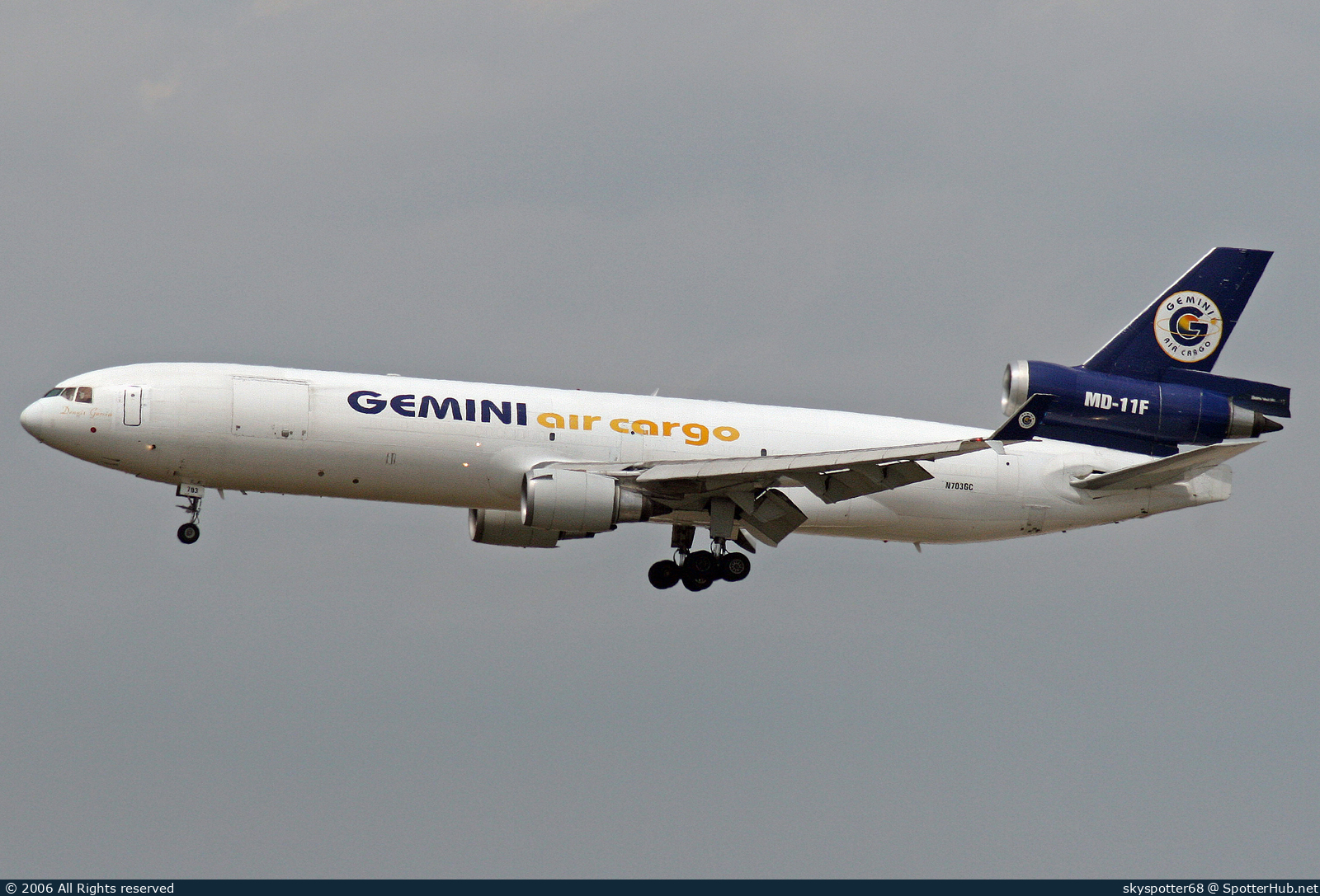 Photo of N703GC - McDonnell Douglas MD-11(F) operated by Gemini Air Cargo