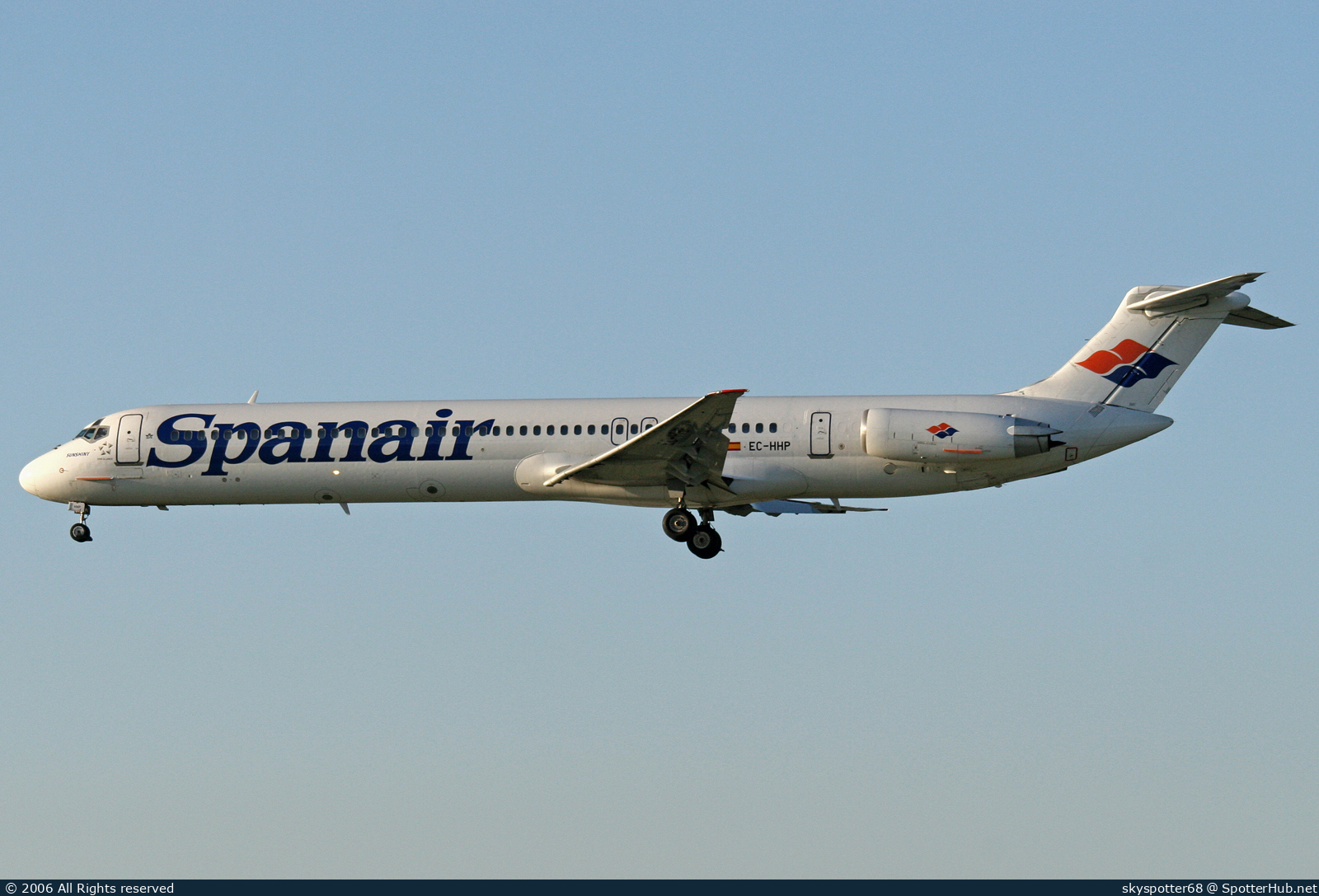 Photo of EC-HHP - McDonnell Douglas MD-82 operated by Spanair