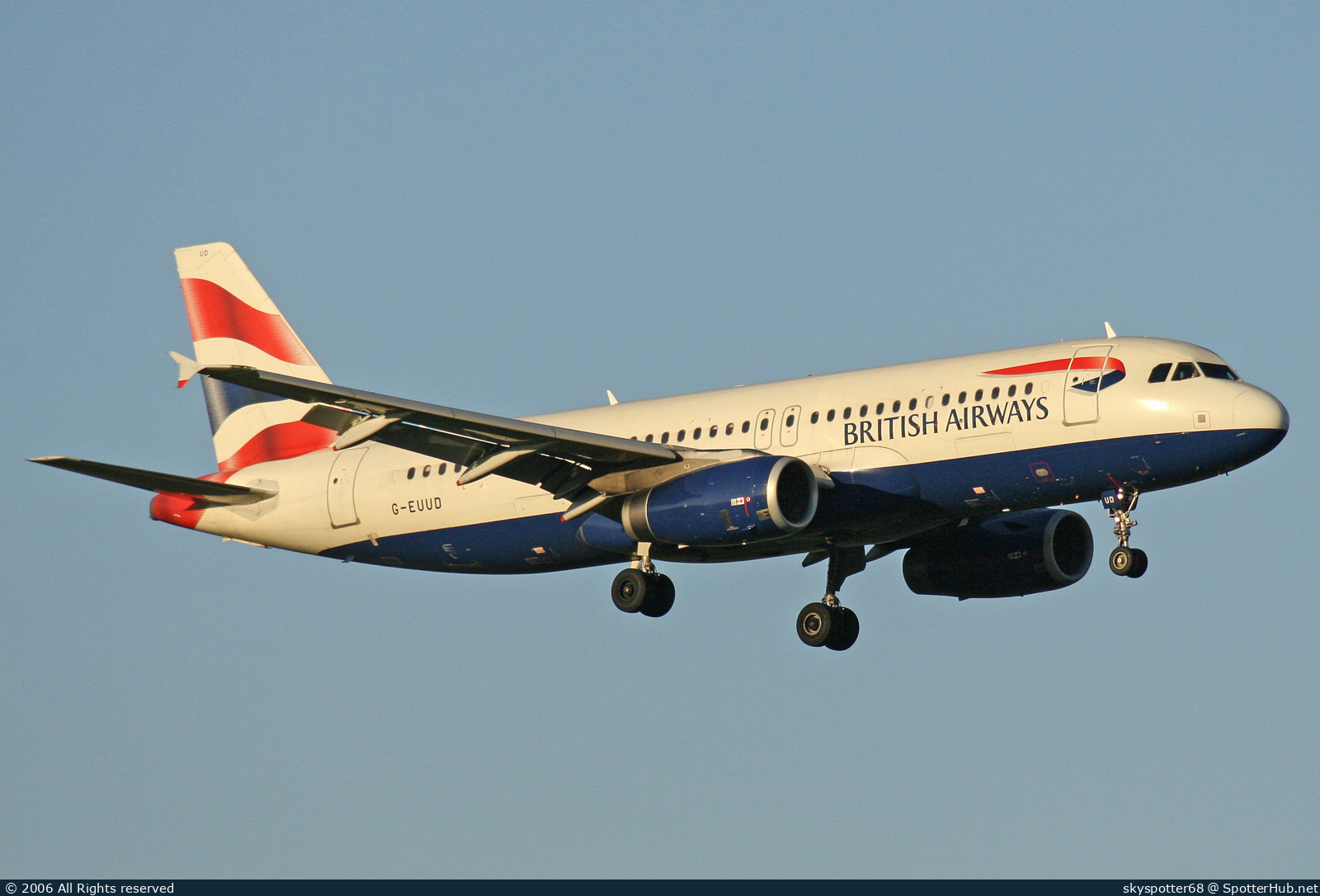Photo of G-EUUD - Airbus A320-232 operated by British Airways