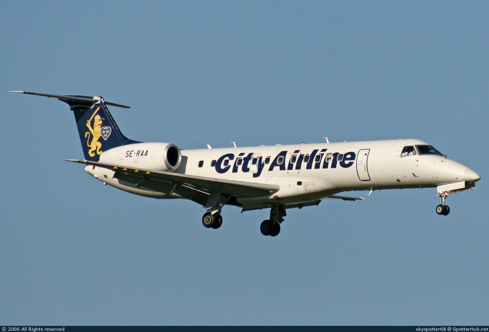 Photo of SE-RAA - Embraer ERJ-135ER operated by City Airline