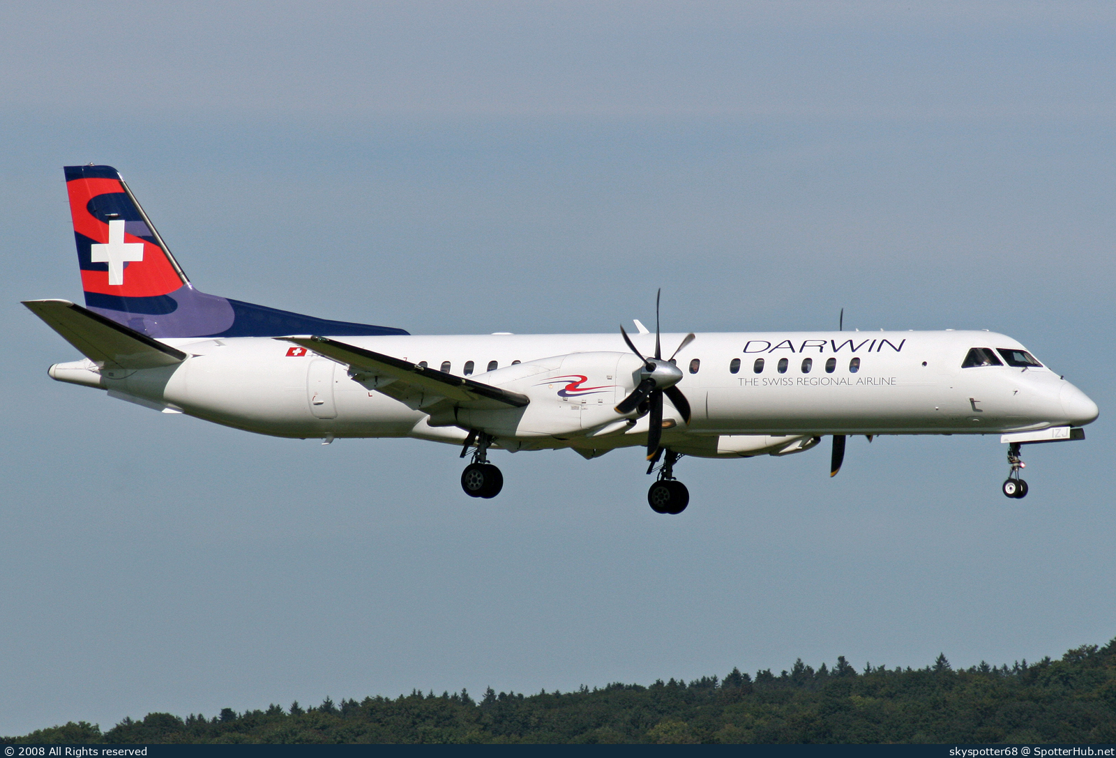 Photo of HB-IZJ - Saab 2000 operated by Darwin Airline