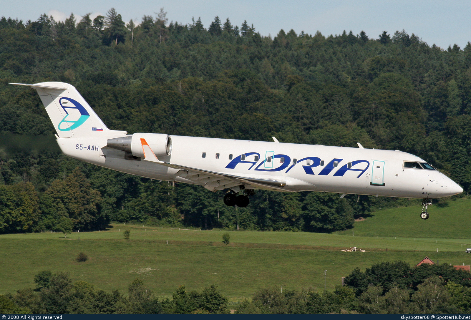 Photo of S5-AAH - Bombardier CRJ-100LR operated by Adria Airways