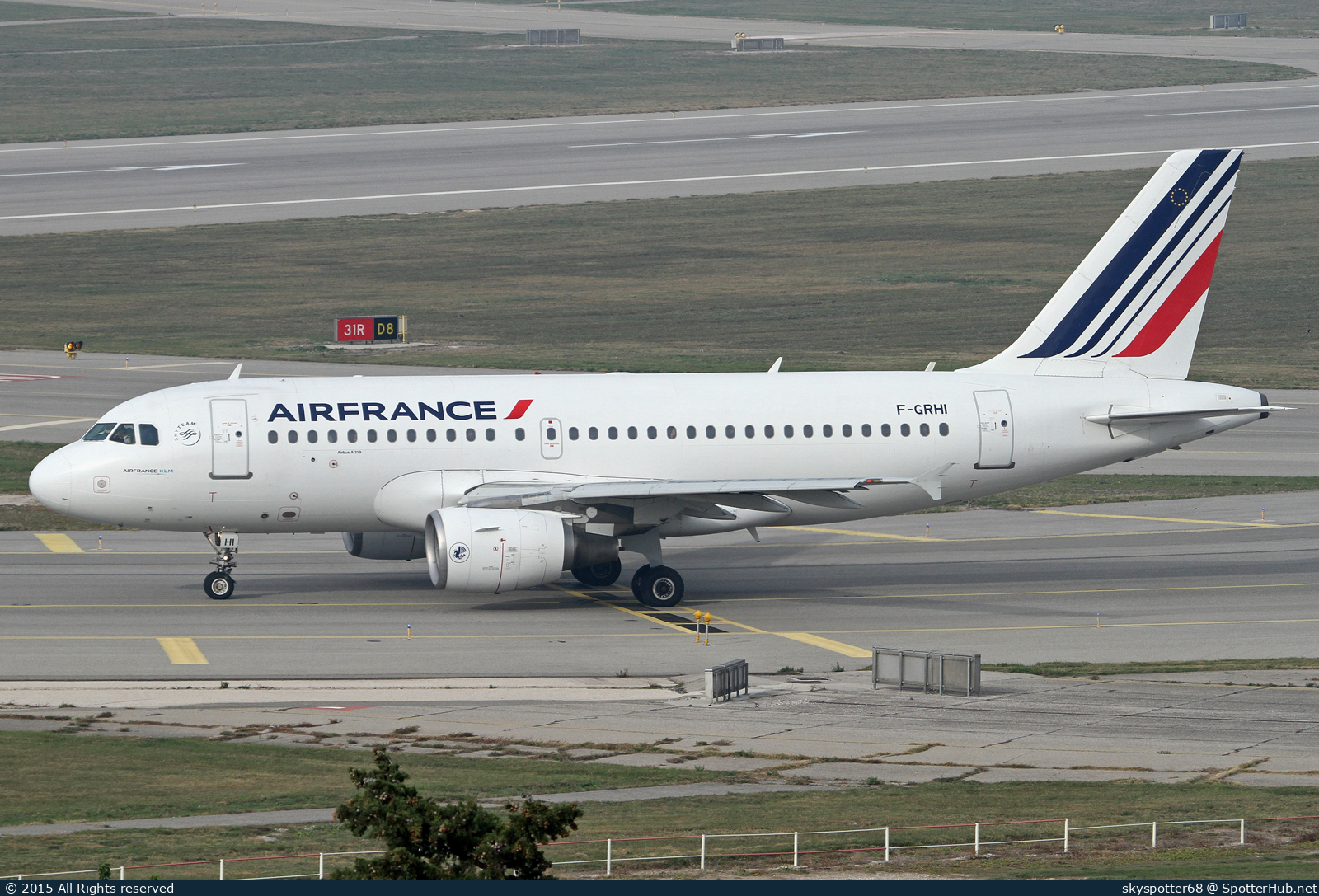 Photo of F-GRHI - Airbus A319-111 operated by Air France