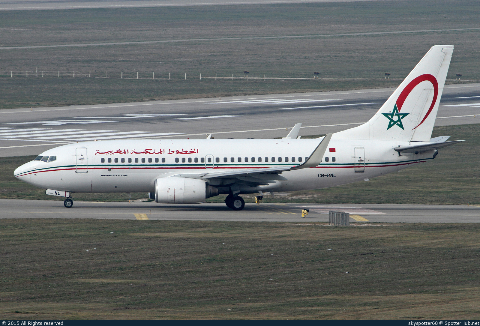 Photo of CN-RNL - Boeing 737-7B6 operated by Royal Air Maroc