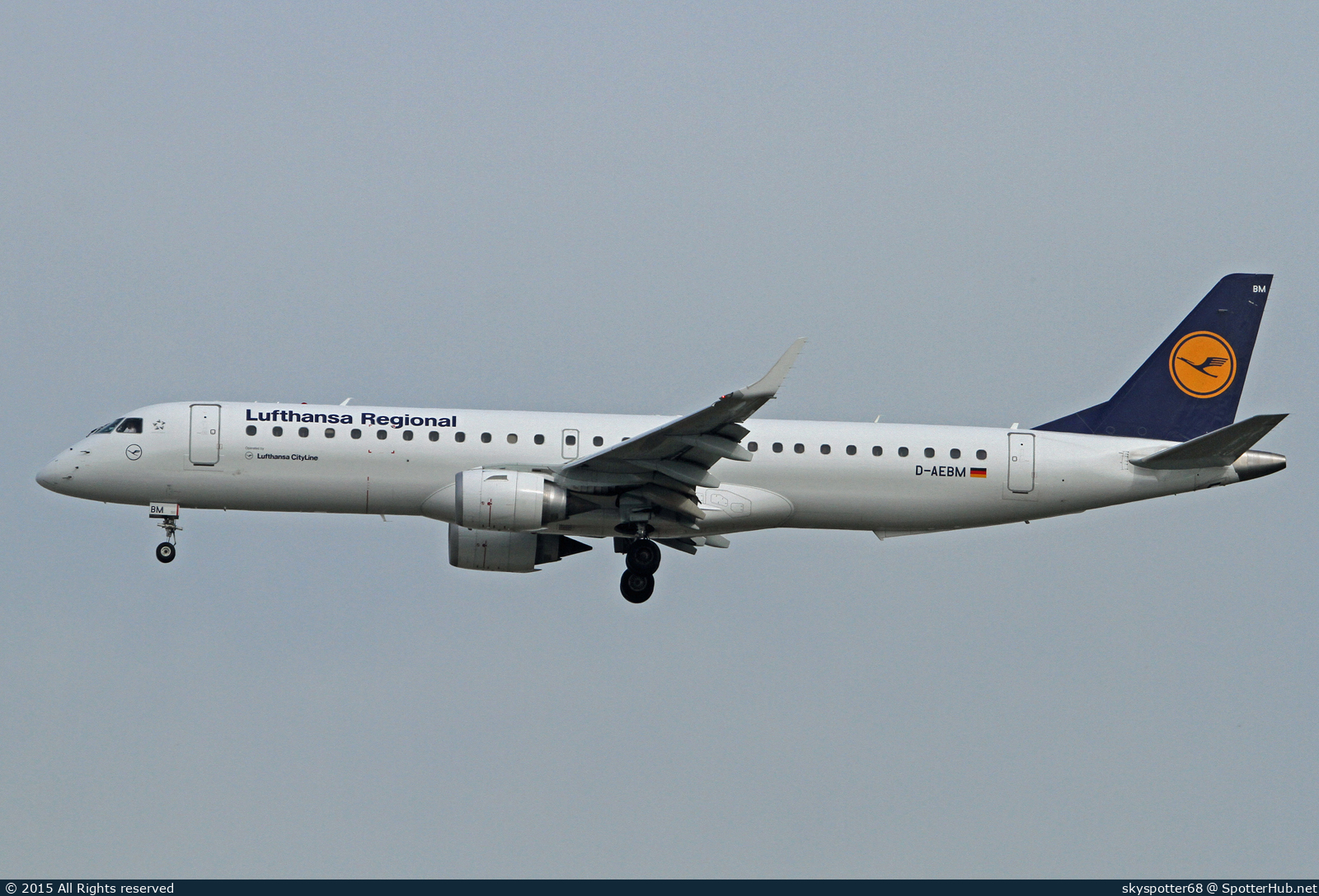 Photo of D-AEBM - Embraer ERJ-195LR operated by Lufthansa CityLine
