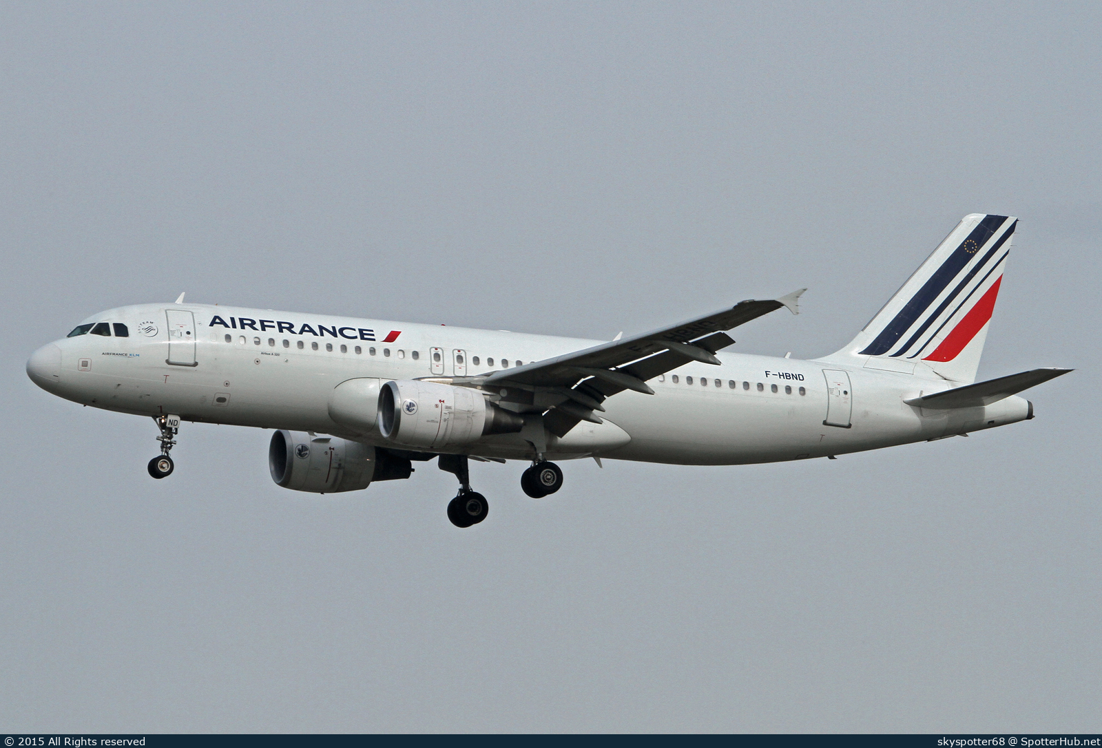 Photo of F-HBND - Airbus A320-214 operated by Air France