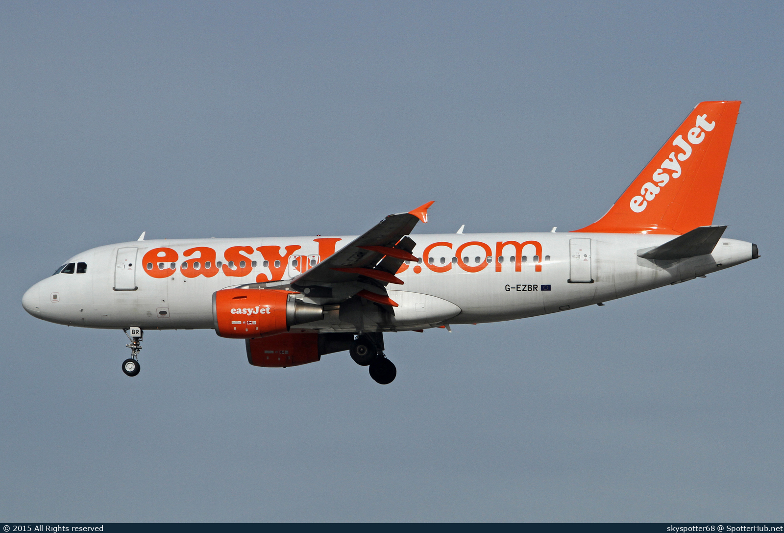 Photo of G-EZBR - Airbus A319-111 operated by easyJet