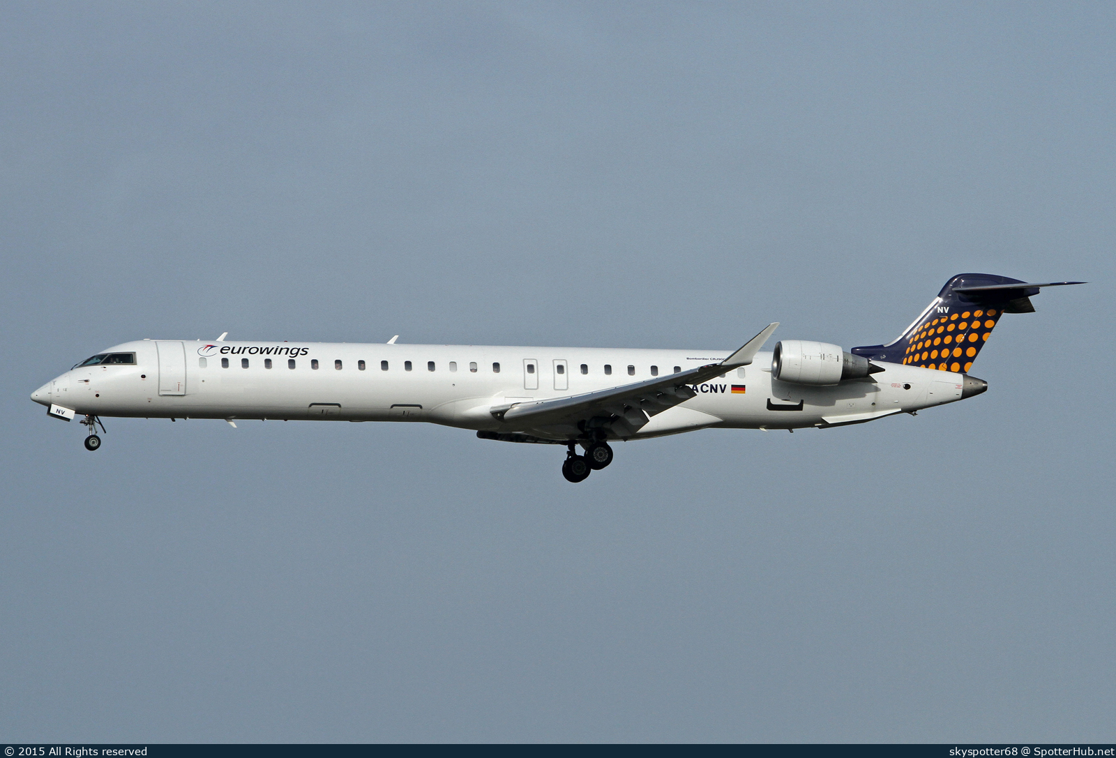 Photo of D-ACNV - Bombardier CRJ-900LR operated by Eurowings