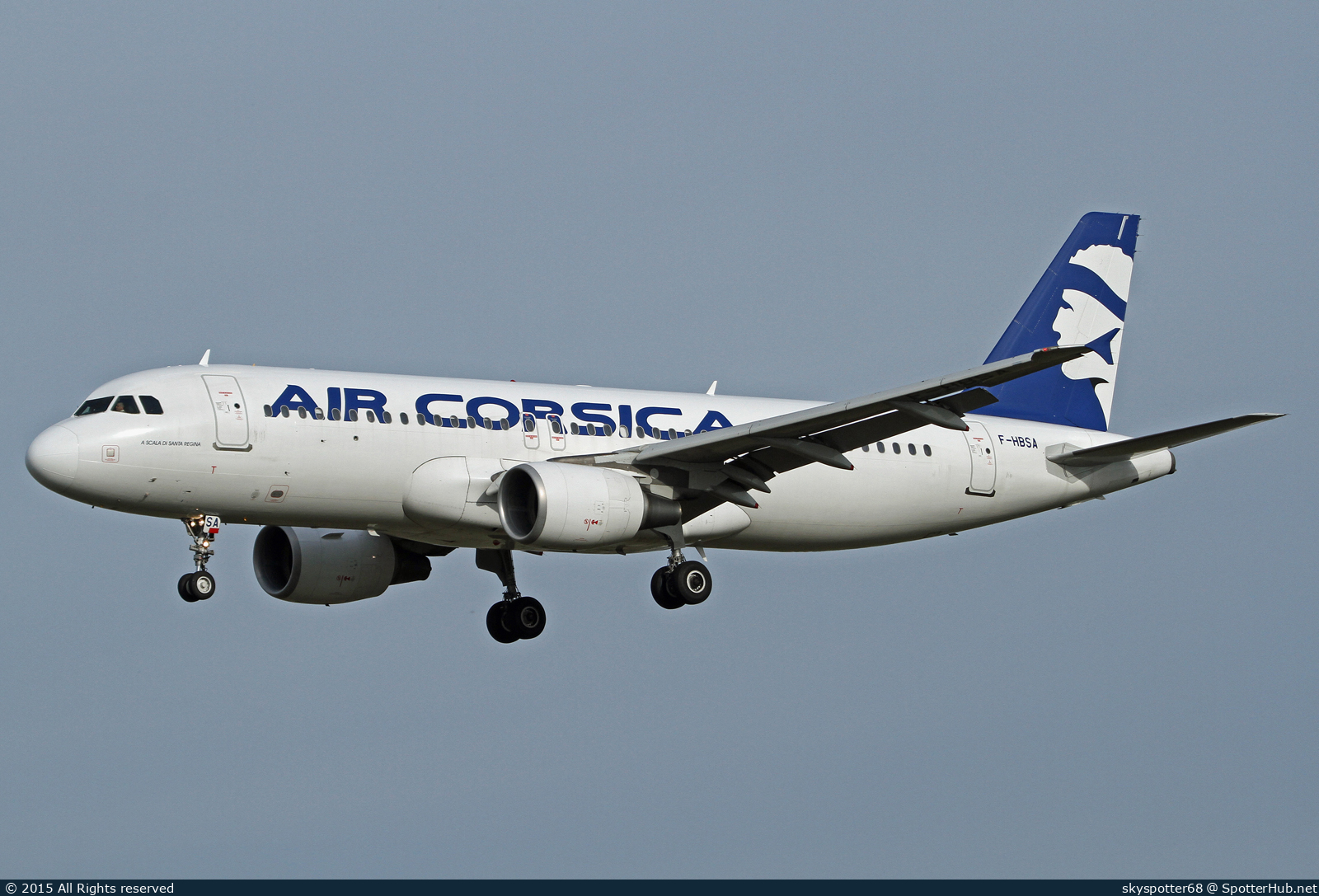 Photo of F-HBSA - Airbus A320-216 operated by Air Corsica