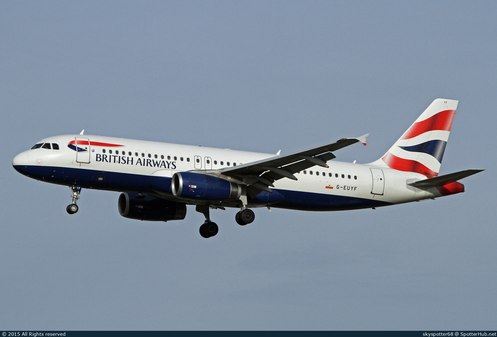 Photo of G-EUYF - Airbus A320-232 operated by British Airways